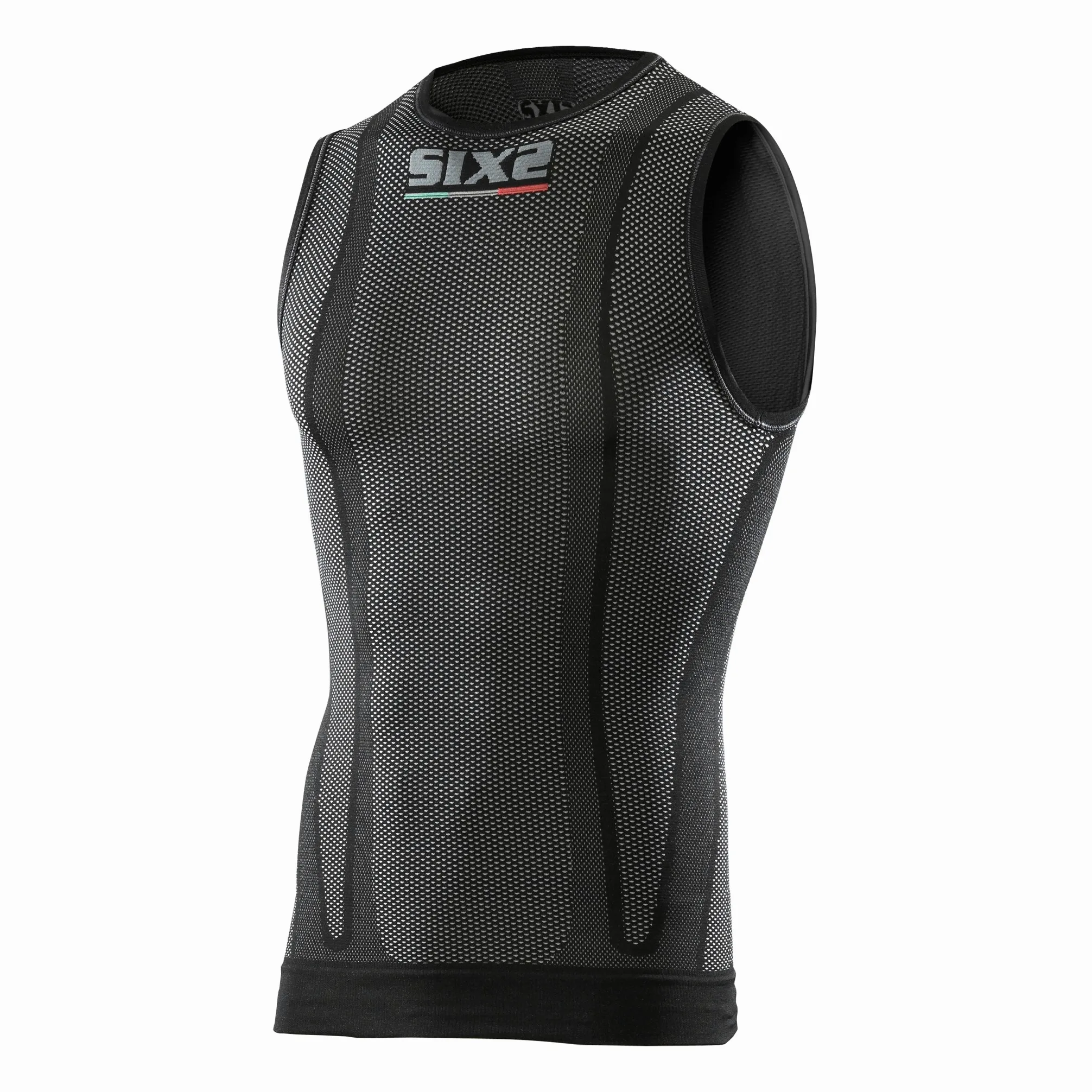 SIXS SML2-CB-M - Camiseta de tirantes Sml2, color negro, talla M