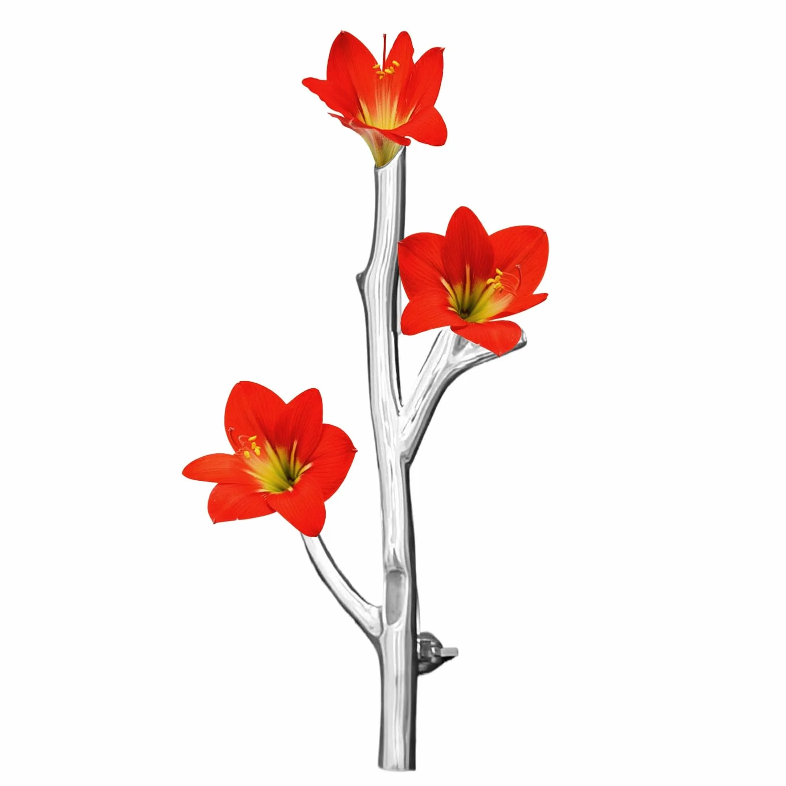 Broche Porta Ramo | Pin para Flores Frescas y Secas con Forma de Rama | Accesorio Elegante para Chaqueta, Sombrero Bolso | Para Bodas, el Día a Día