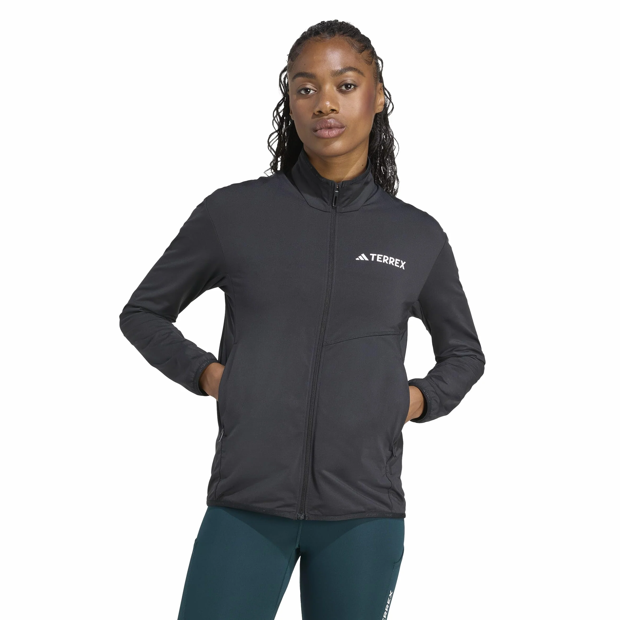 adidas Terrex Multi CLIMAWARM Full Zip Tech Fleece Jacket Mujer