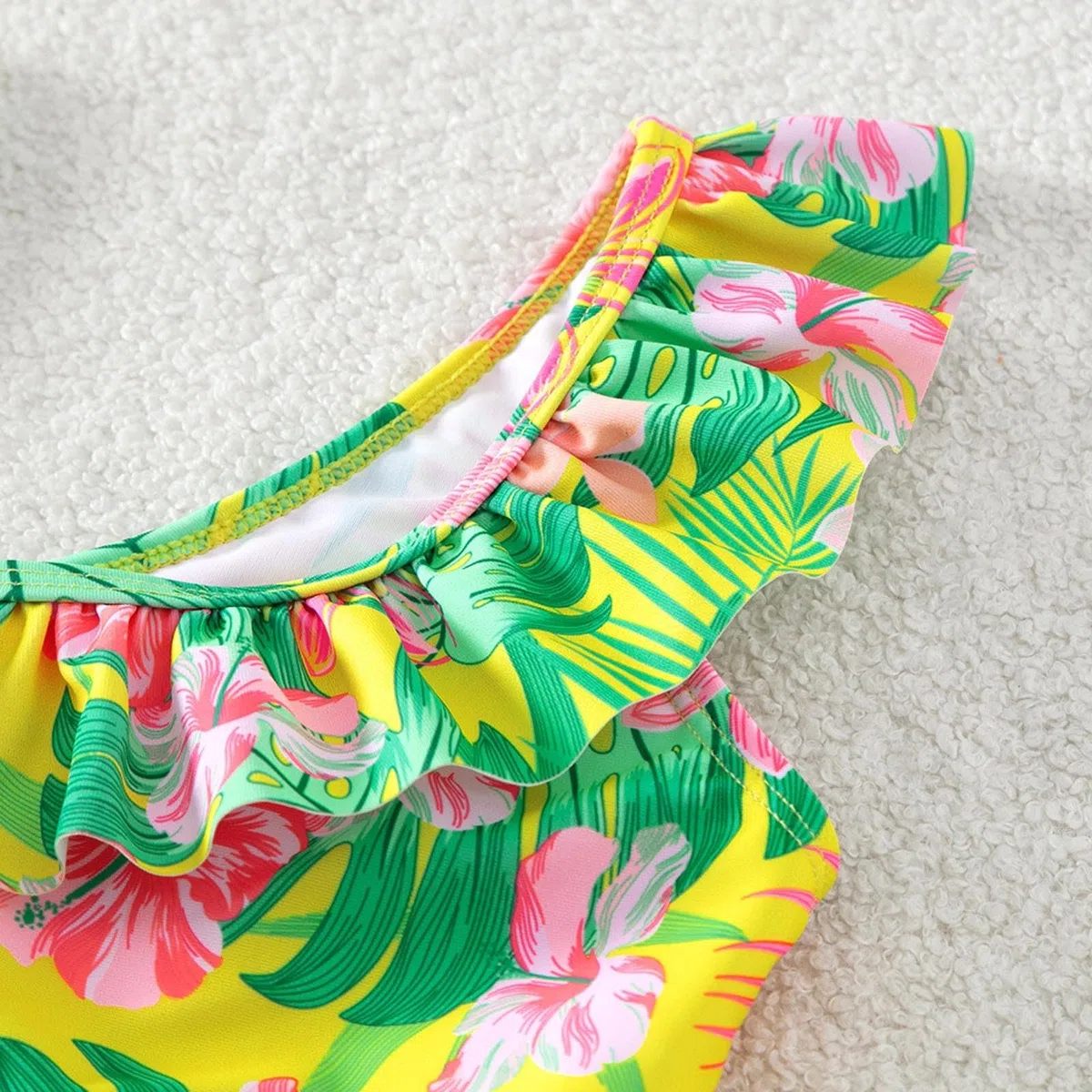 Generisch Traje de baño niñas niños niño niña primavera verano estampado sin mangas chaleco vacaciones pantalones cortos playa traje de baño traje de baño ropa