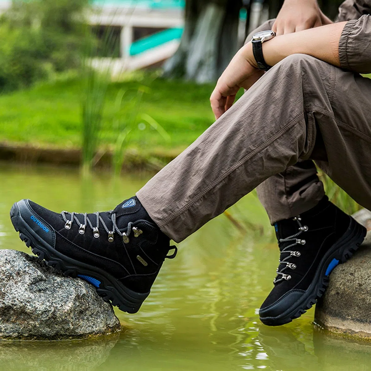 Zapatos Urban Hombre Zapatillas de Deporte para Hombre Vestir Zapatillas Caminar Bambas Zapatos Casuales con Plataforma Malla Transpirables Caminar Bambas Gimnasio ultracómodos