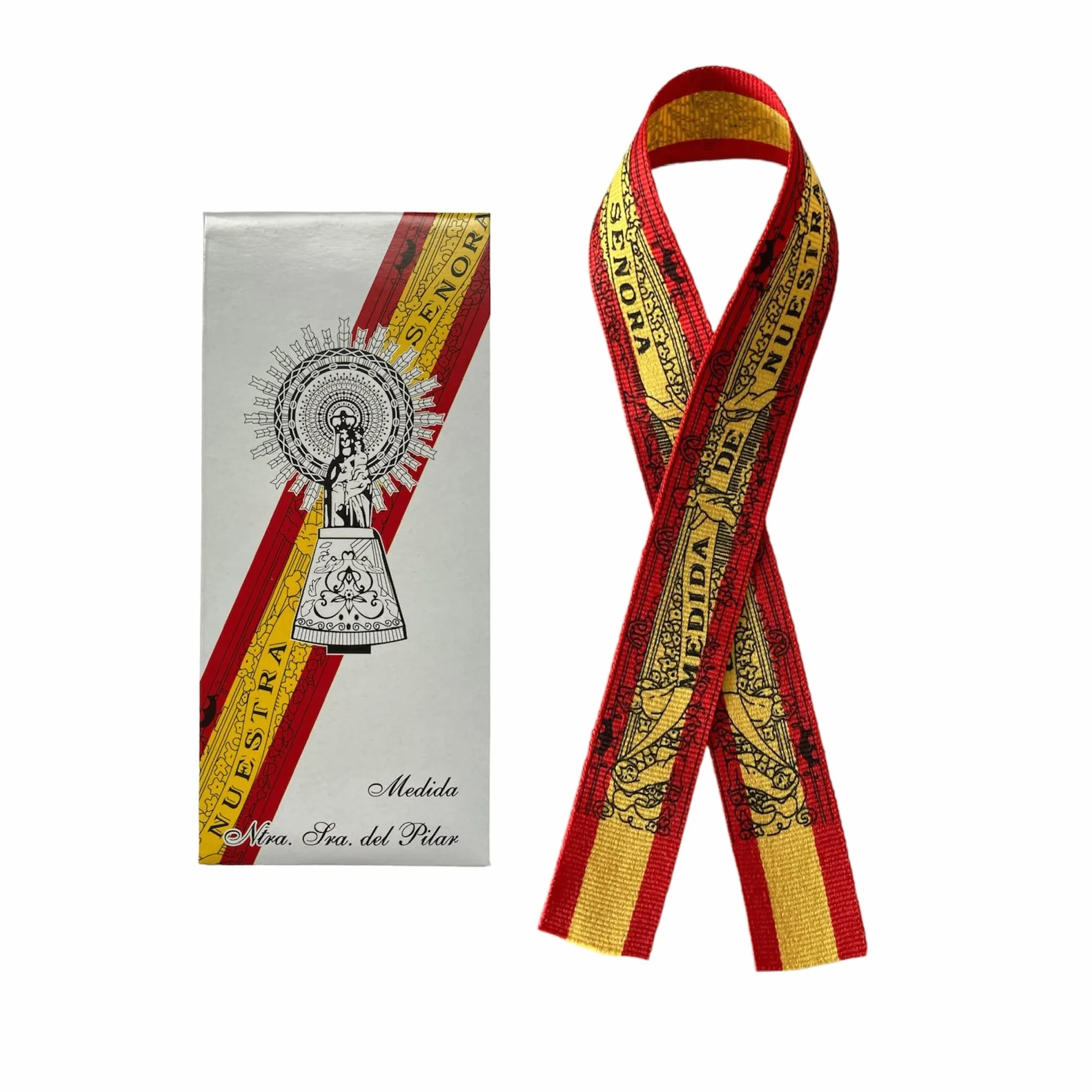 Pulsera Bandera España Nuestra Señora del Pilar Cinta Original Virgen del Pilar