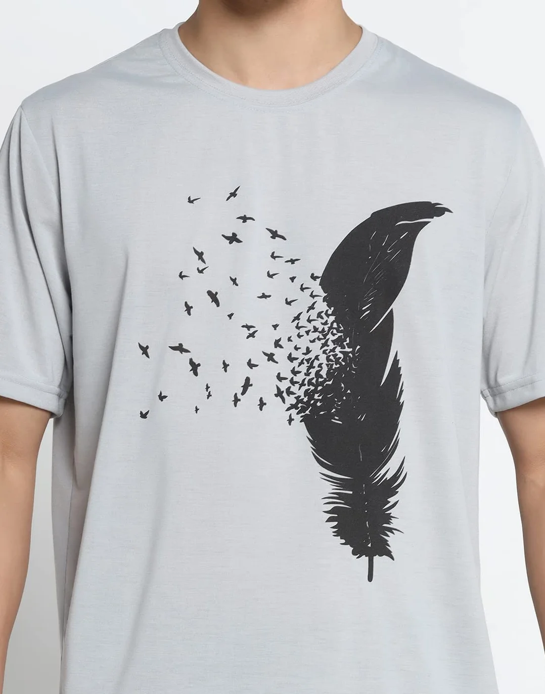 INKKR Camiseta de rayas para hombre, talla grande, corte recto
