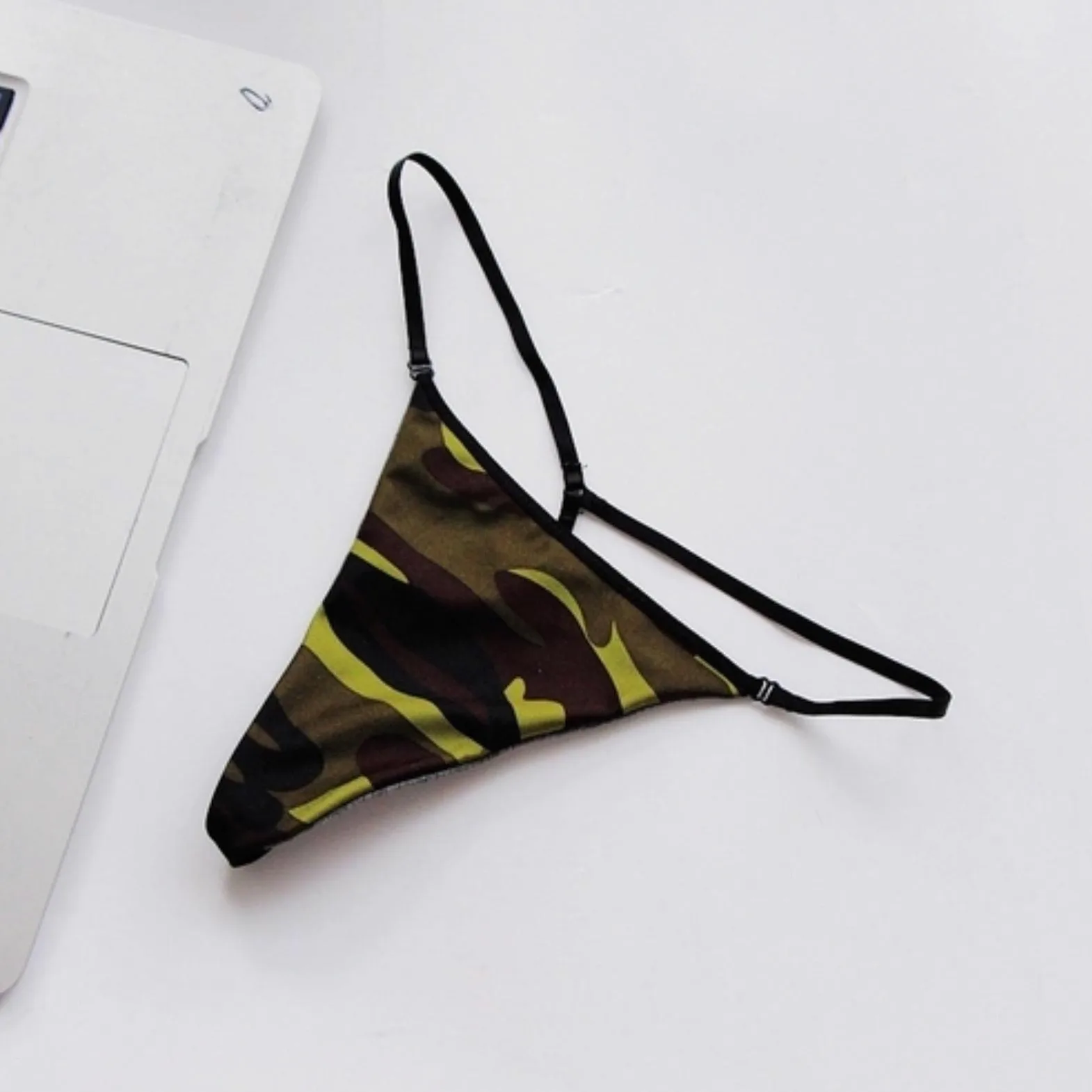 Sexy Women's tangingrina de Tallas de Tallas de Mujer Impresa Camo/Zebra/Leopard G-String Pink Women's Seamless Lingerie 20pcs