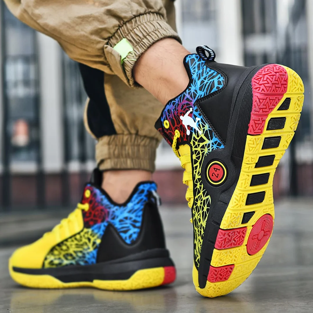 Zapatillas de Baloncesto para Hombre Antideslizantes Calzado Deportivas Aire Libre