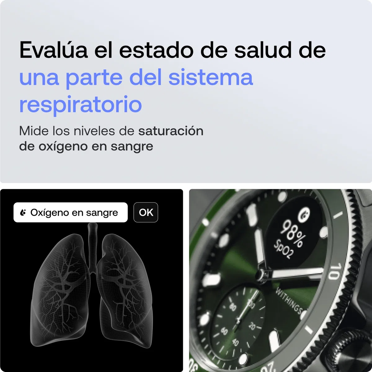 Withings ScanWatch Nova, Smartwatch Híbrido, ECG, SpO2, Verde