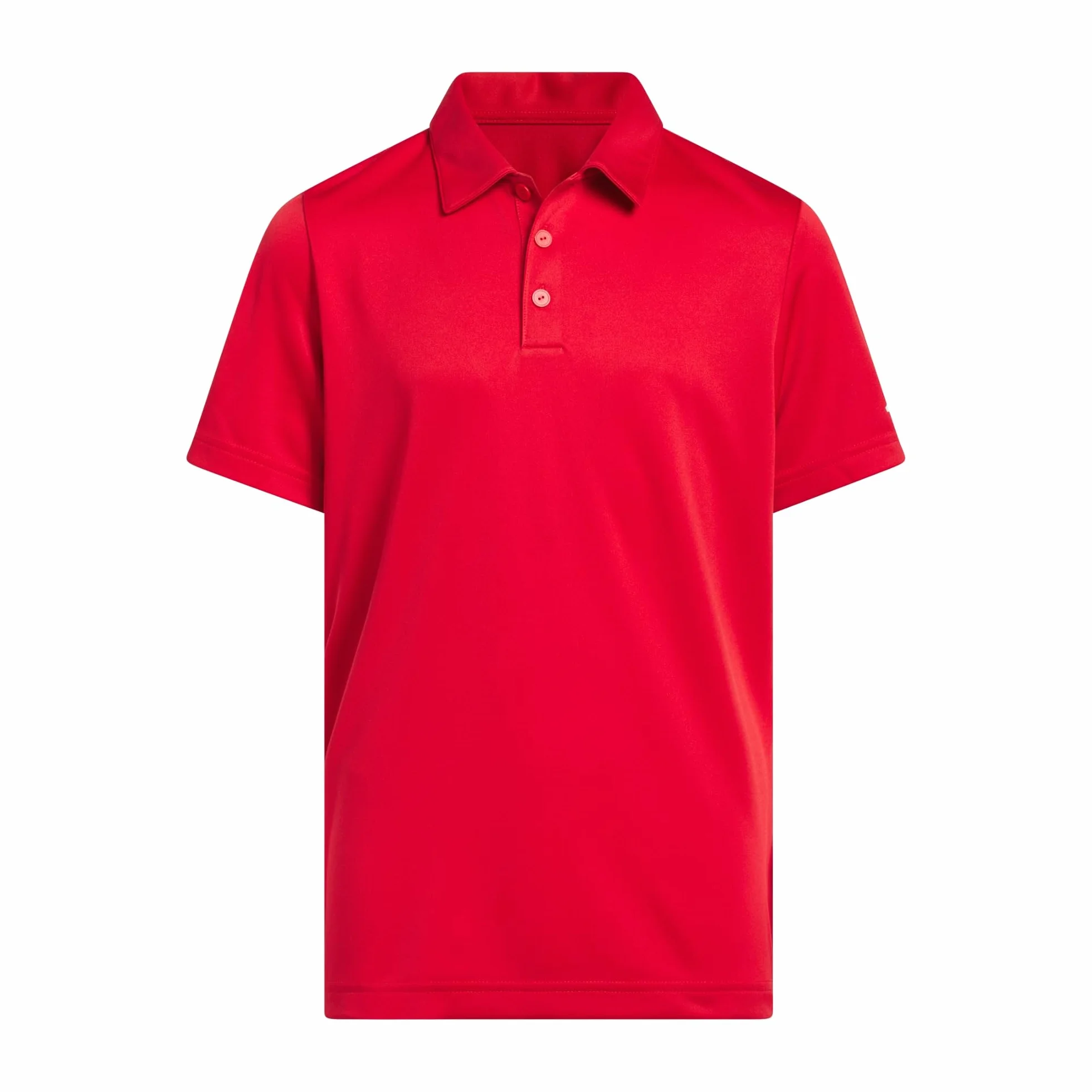Adidas Polo de Manga Corta para niños, poliéster Reciclado, Color Blanco