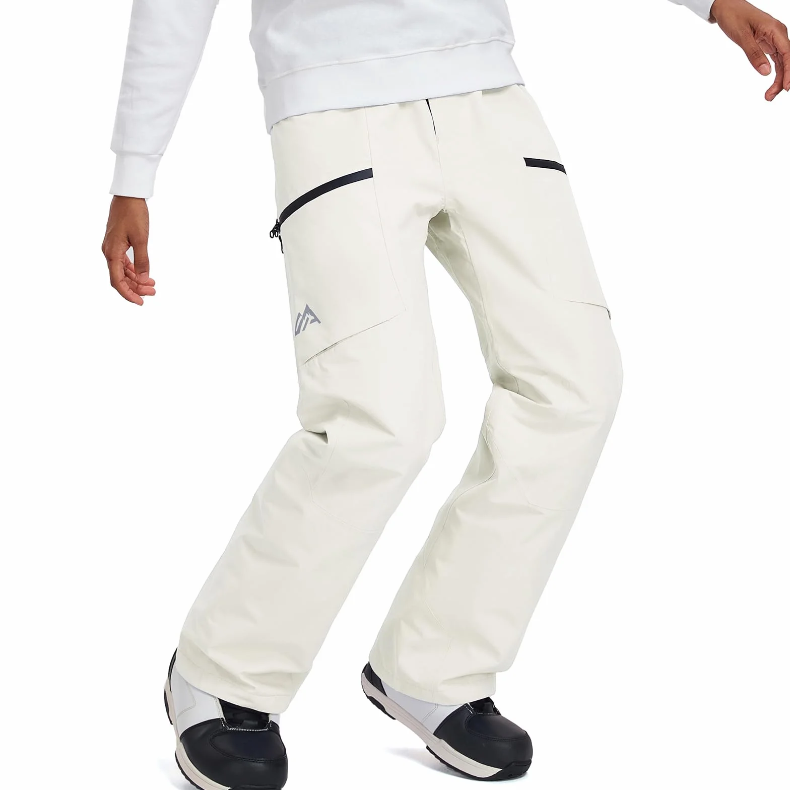 Pantalones de esquí para mujer impermeables resistentes al viento transpirables cálidos
