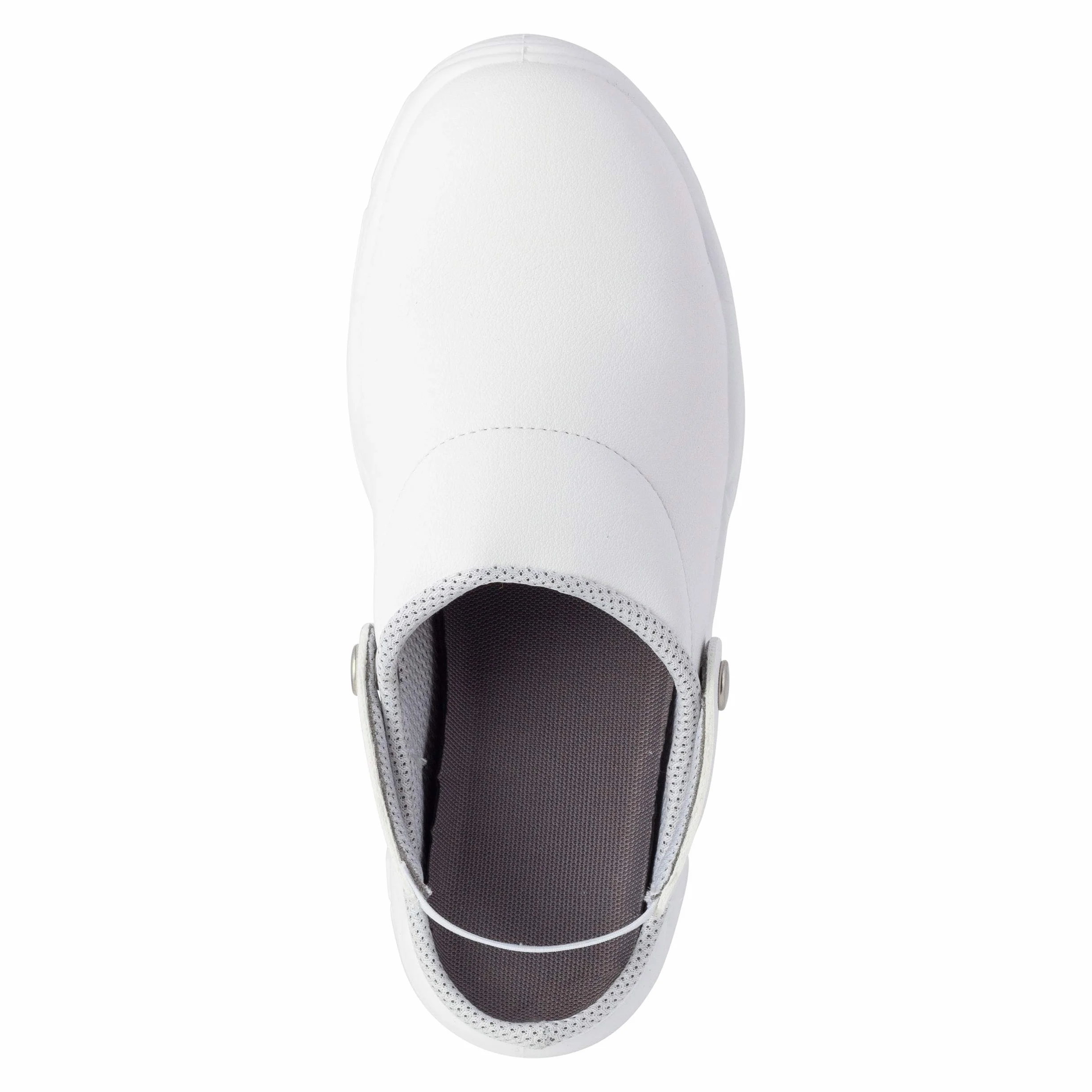 REPOSA Medical - Zuecos Sanitarios Mujer y Hombre en Microfibra con Puntera de Seguridad, Zuecos Enfermera Antishock y Antiestáticos con Correa, Zapatos Sanitarios y de Cocina Cómodos, Antideslizantes
