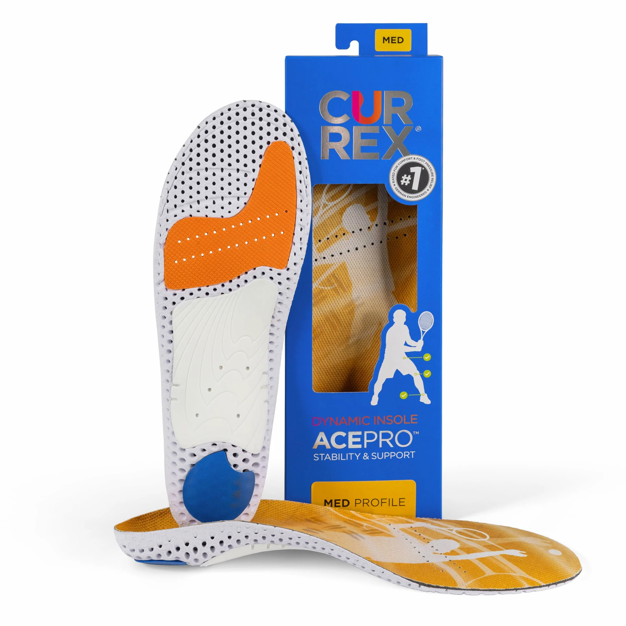 CURREX Acepro Med Plantilla Unisex naranja S
