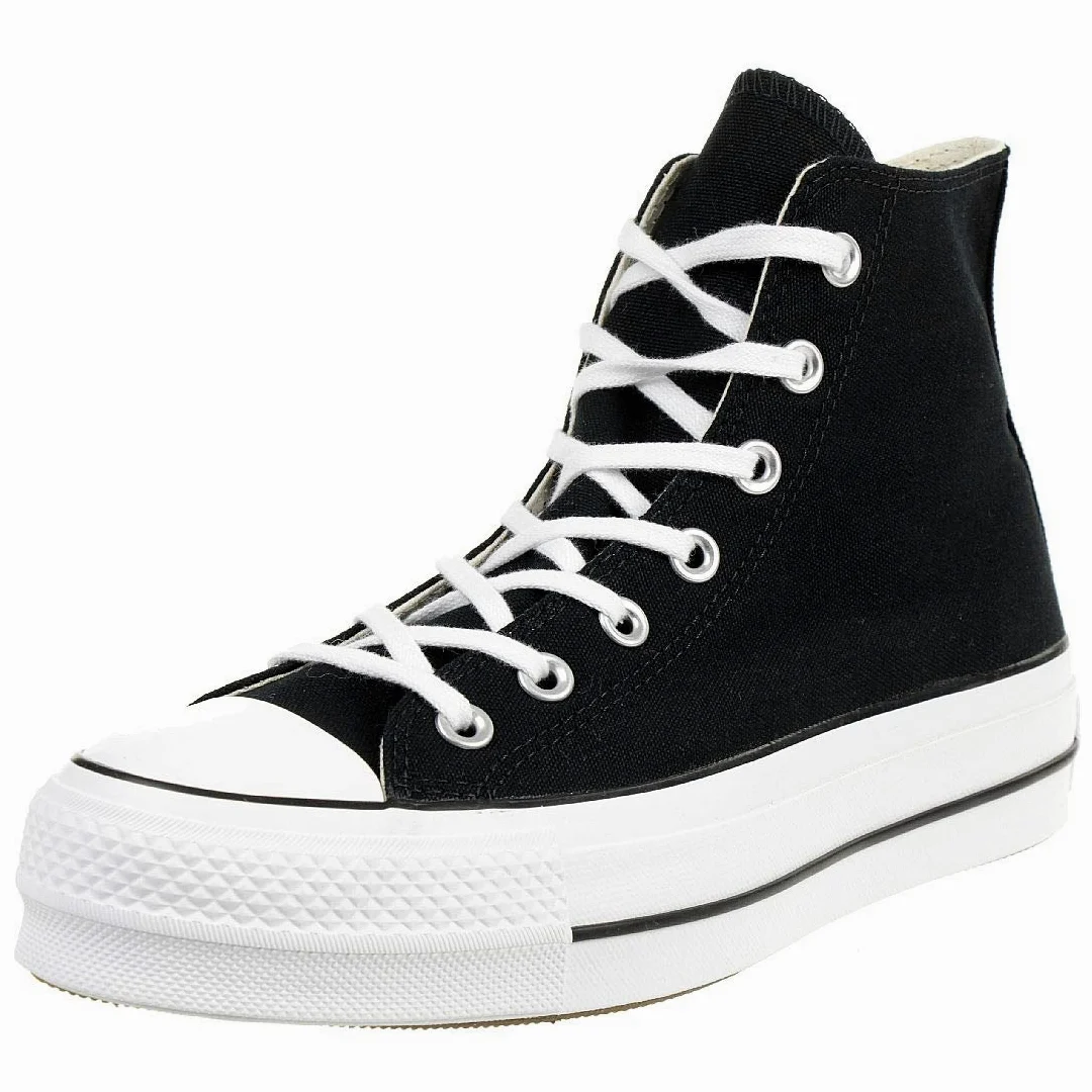 Converse Hi Platform 560845C Nero Bianco