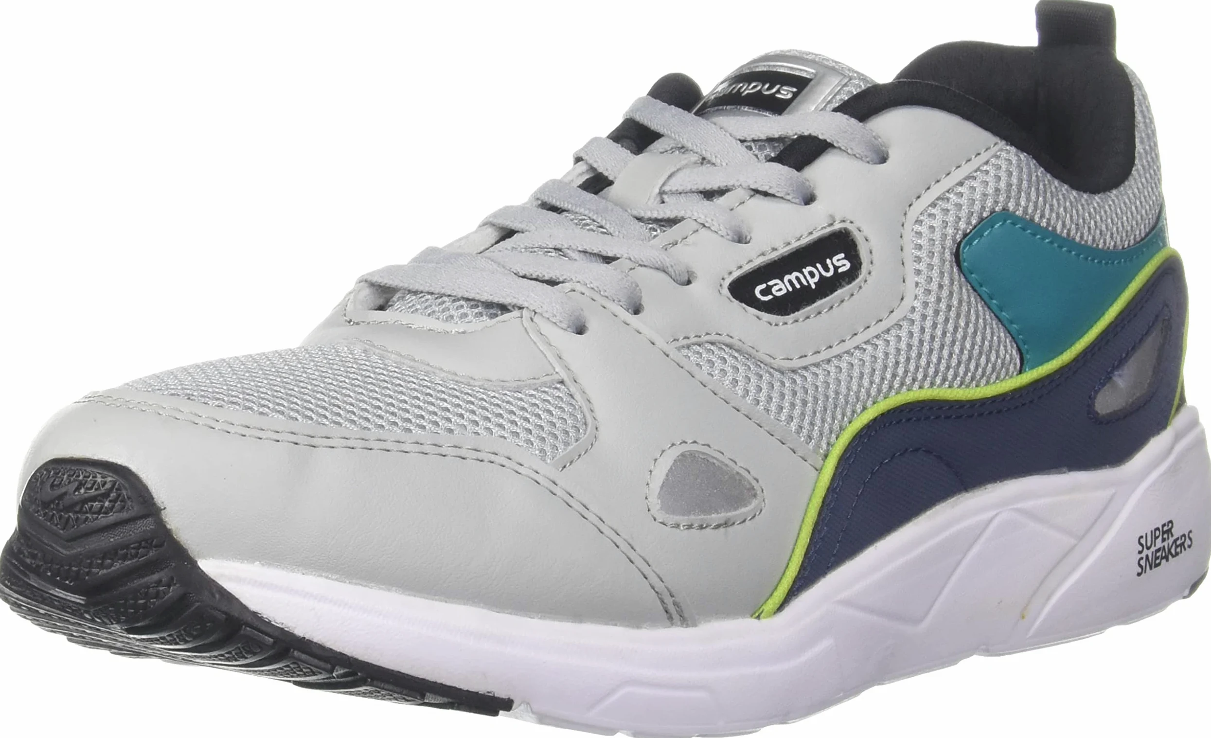 WISDOM Hombres Zapatillas de Running Gris