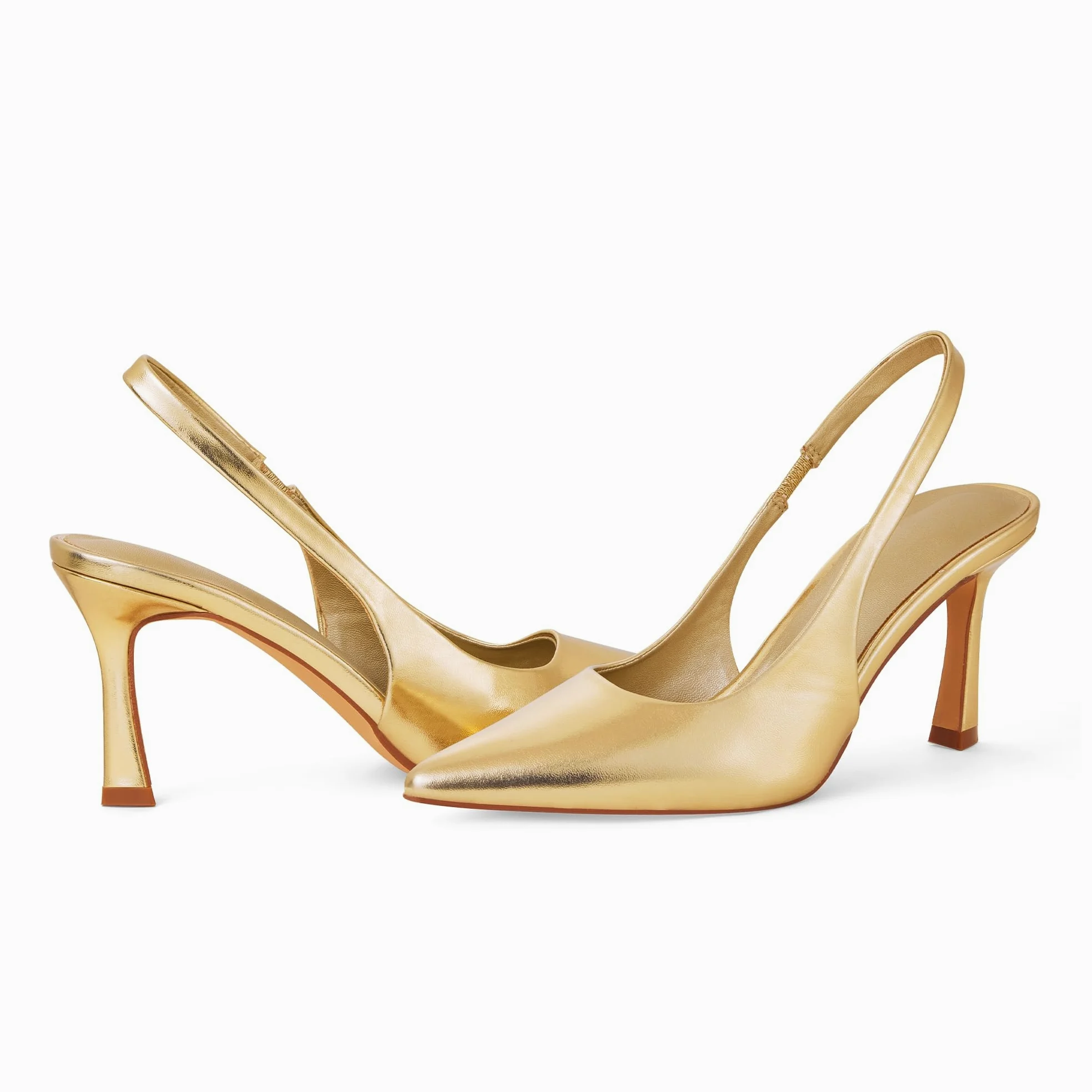 Zhabtuc Zapatos de mujer elegantes, zapatos de tacón para mujer, Slingback mujer, tacones altos en punta, estilo clásico, sandalias de moda, fáciles de llevar, estilo clásico, EU 36-42
