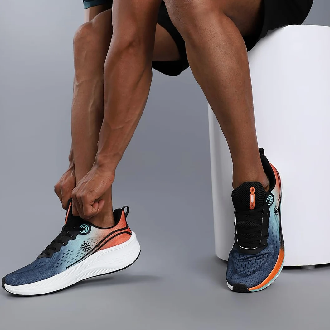 CULT Dynex - Tenis de correr para hombre, parte superior transpirable, comodidad acolchada, agarre antideslizante, ligeros para uso diario