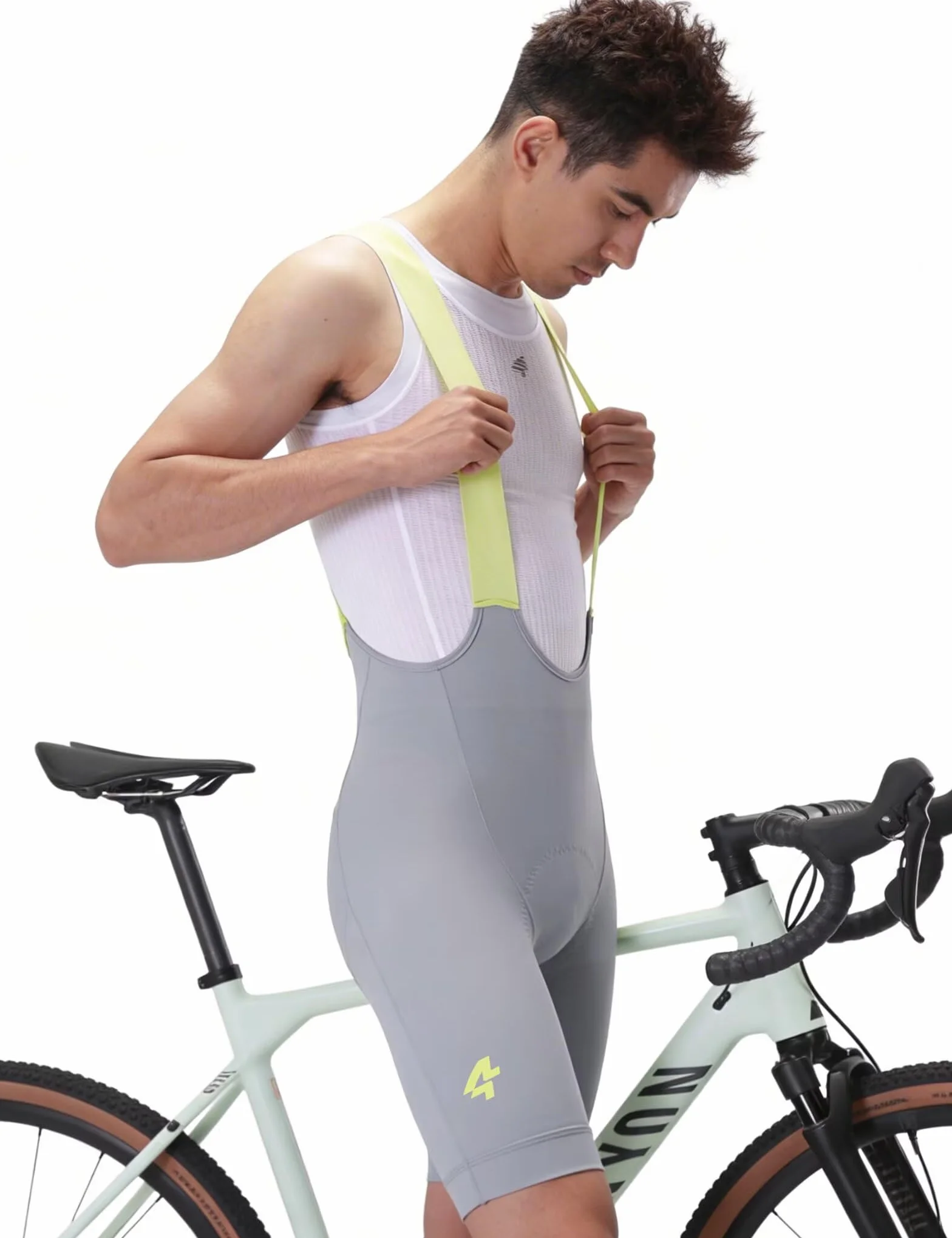 LAMEDA Culote Corto Ciclismo para Hombre UPF50+ Pantalones Ajustados Cortos MTB y Carretera Transpirable Fresco Verano