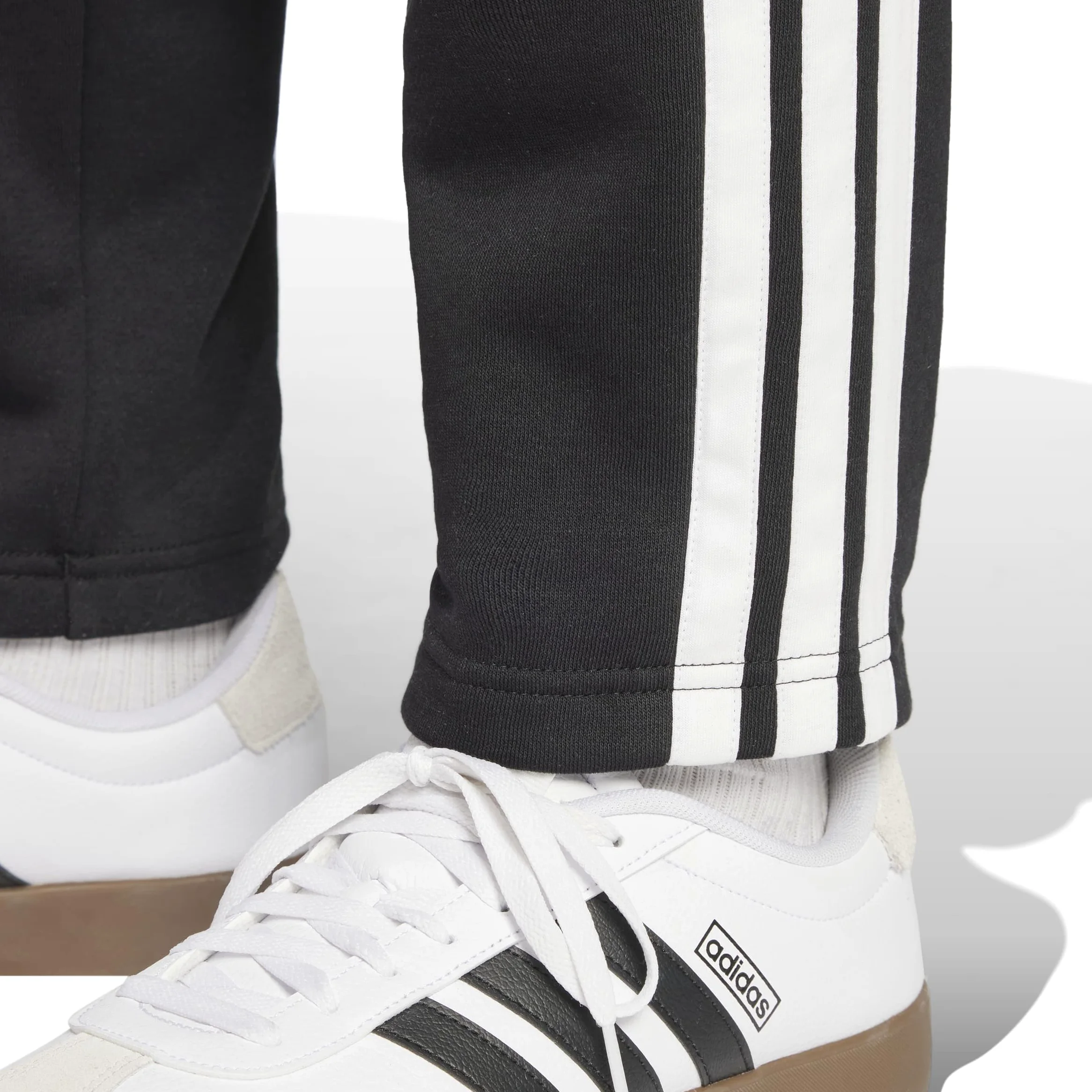 adidas Essentials 3-Stripes Fleece Open Hem Pants - Pantalones Hombre