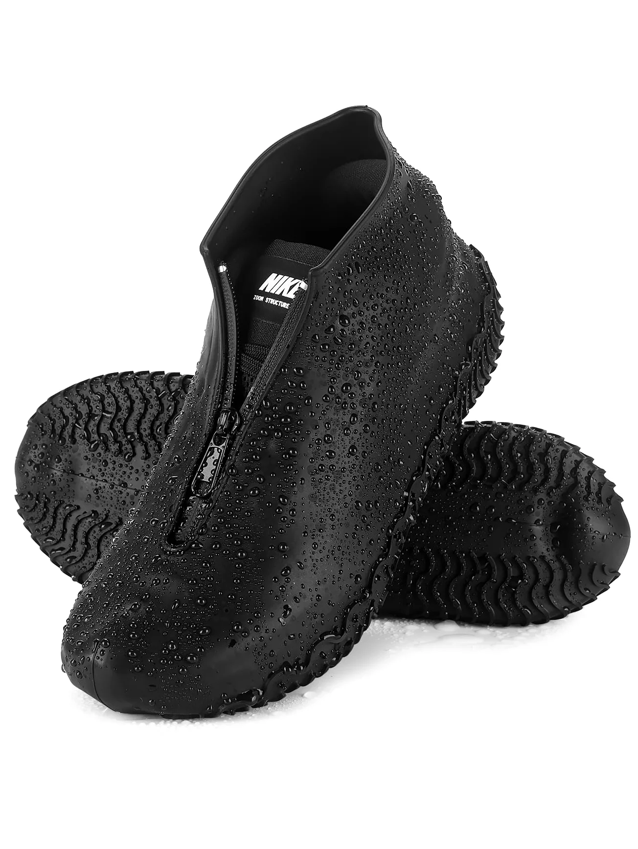 HTHOY&GOWY Cubrezapatos impermeables de silicona para niños, hombres y mujeres