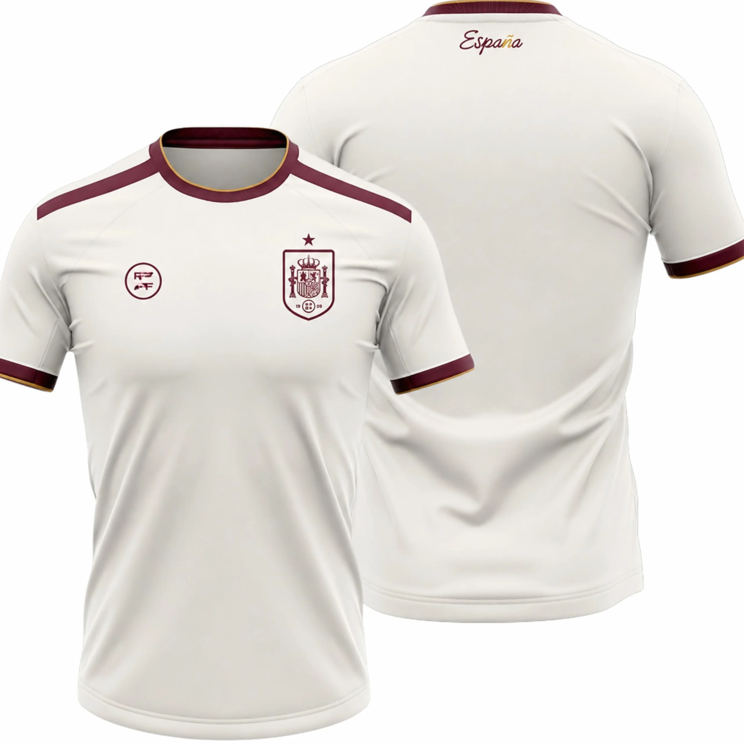 Camiseta Selección Española Segunda Equipación Mundial 2026-2028 Réplica Oficial Adulto Transpirable