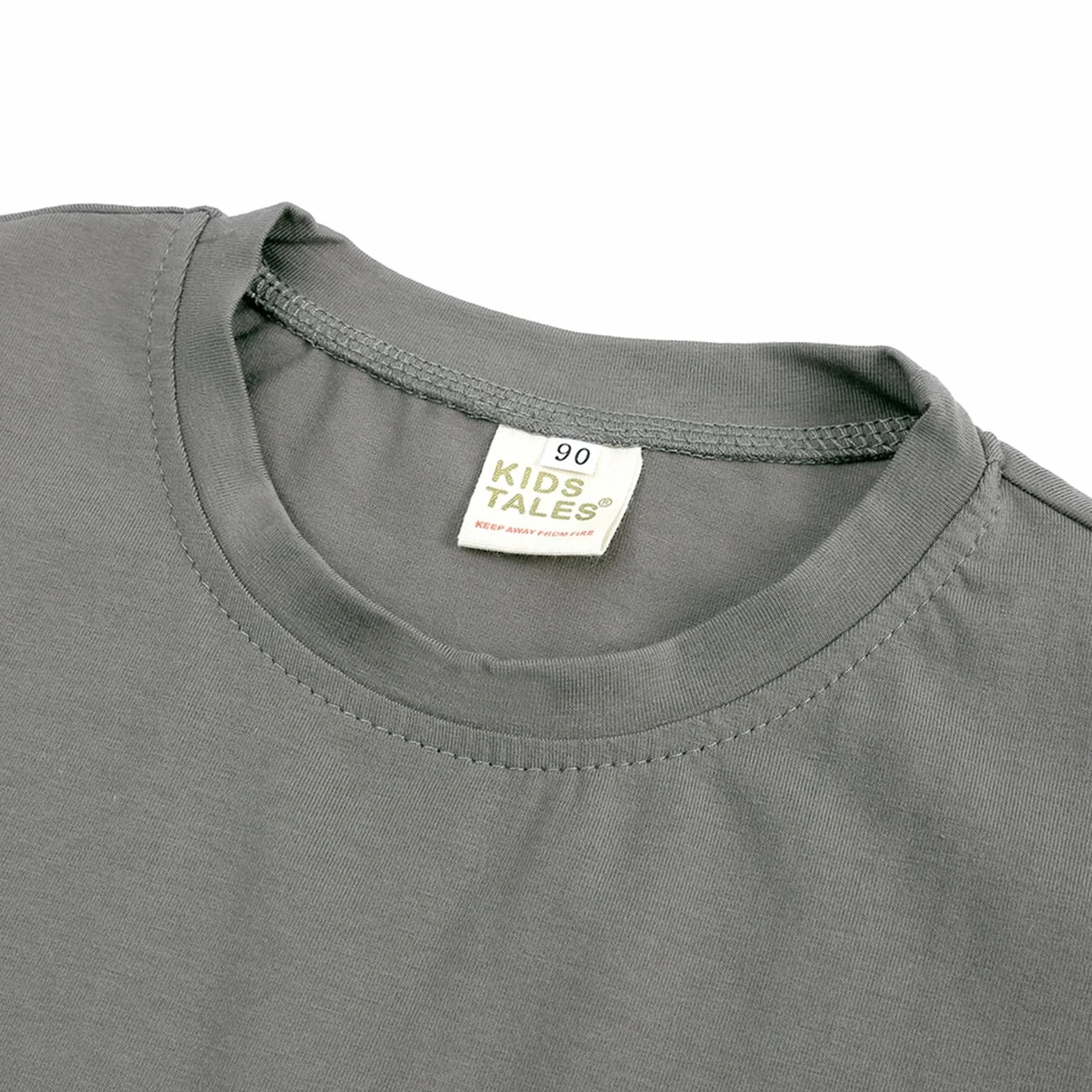 Generisch Conjunto de 2 piezas para niño y niña, conjunto de ropa de verano, camiseta de manga corta con pantalones cortos
