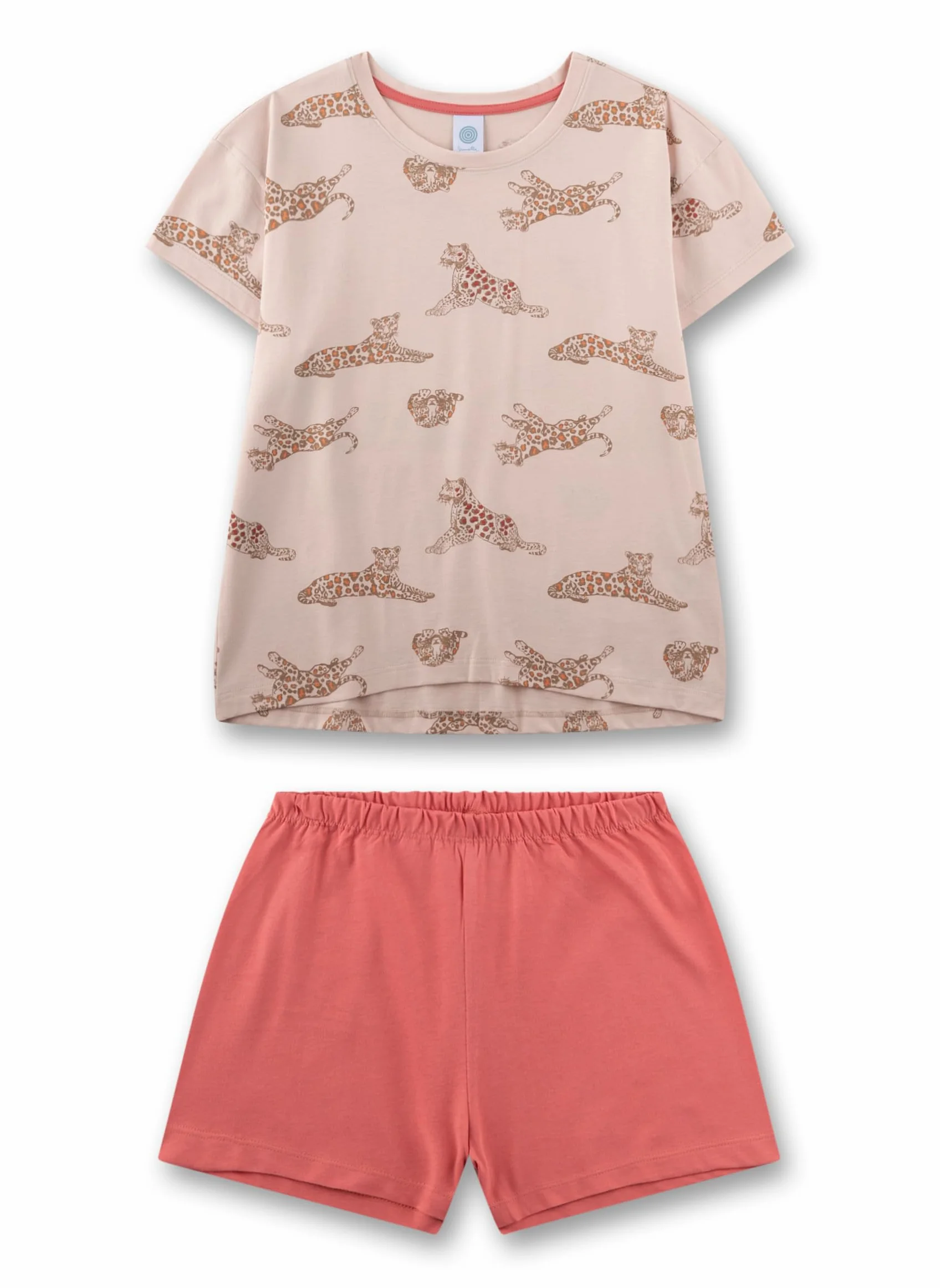 Sanetta 246066 Juego de Pijama, Color: Naranja, 176 para Niñas