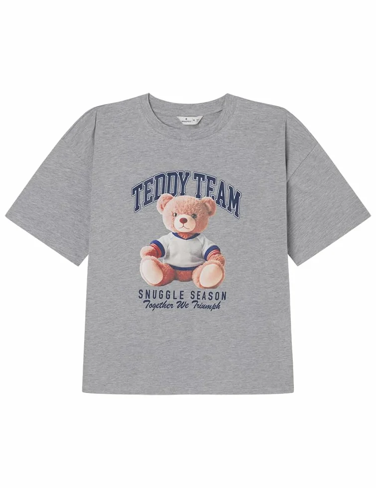SPRINGFIELD Teddy Bear Short Sleeve T-Shirt Camiseta De Manga Corta Mujer