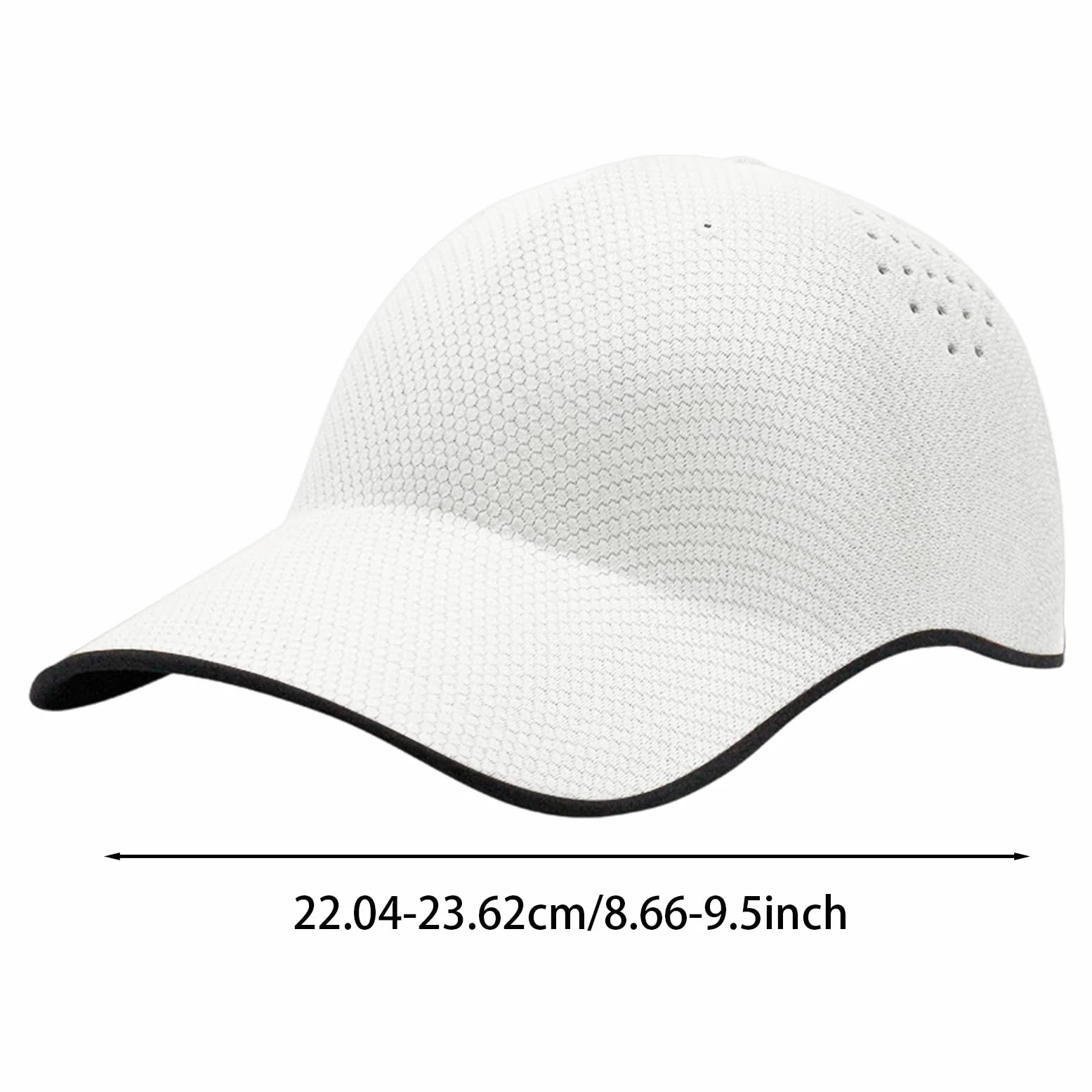 Gorra deportiva transpirable, gorra deportiva de secado rápido, ropa de exterior ajustable, estructura ligera de flujo de aire de poliéster, gorro para mujer con función de sombra, ejercicios de viaje