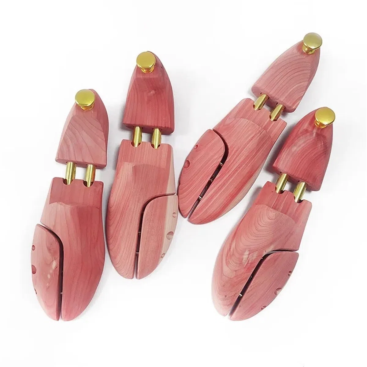 Árbol de Zapatos Árbol de zapatos de madera de cedro rojo de doble tubo, ajustable, moldeador de zapatos, árbol de zapatos for hombre (Color : EU 45 46)