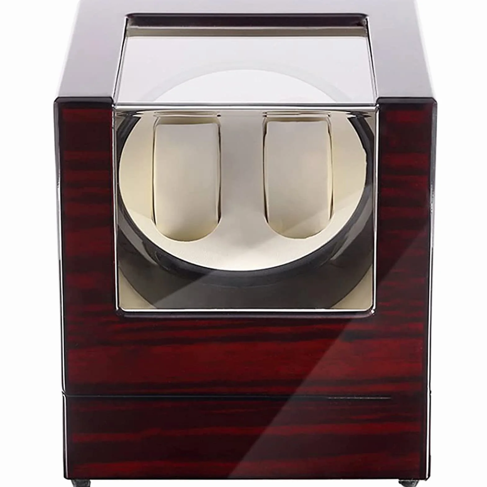 Uten Caja Giratoria Automática para Relojes, Watch Winder de Madera con Motor Silencioso