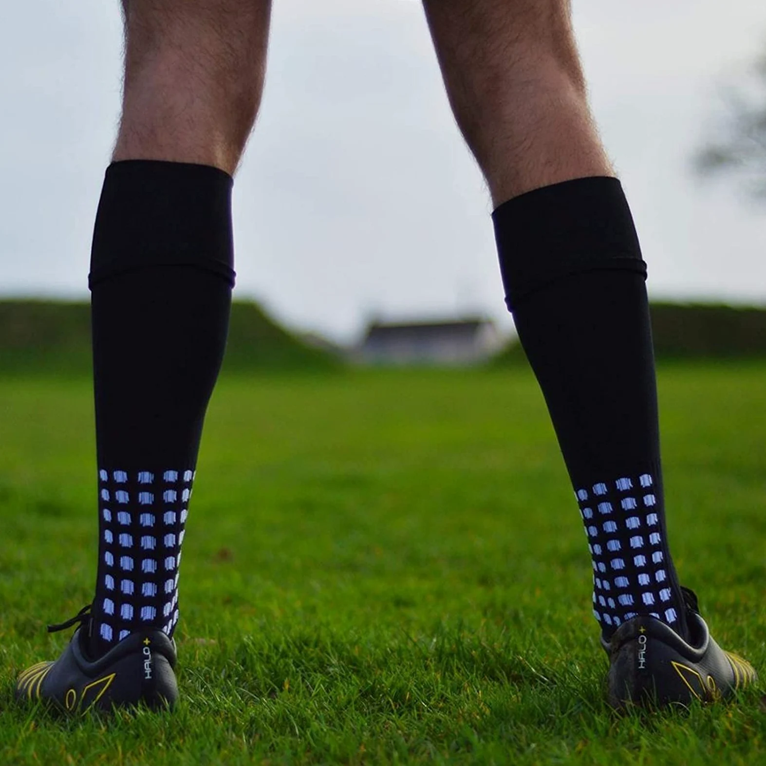 Calcetines Antideslizantes de la Rodilla de fútbol, ​​fútbol Antideslizante/Baloncesto/de Hockey Deportes de Deportes Calcetines de Grano Espesado Toalla Inferior cortando Calcetines de Correr