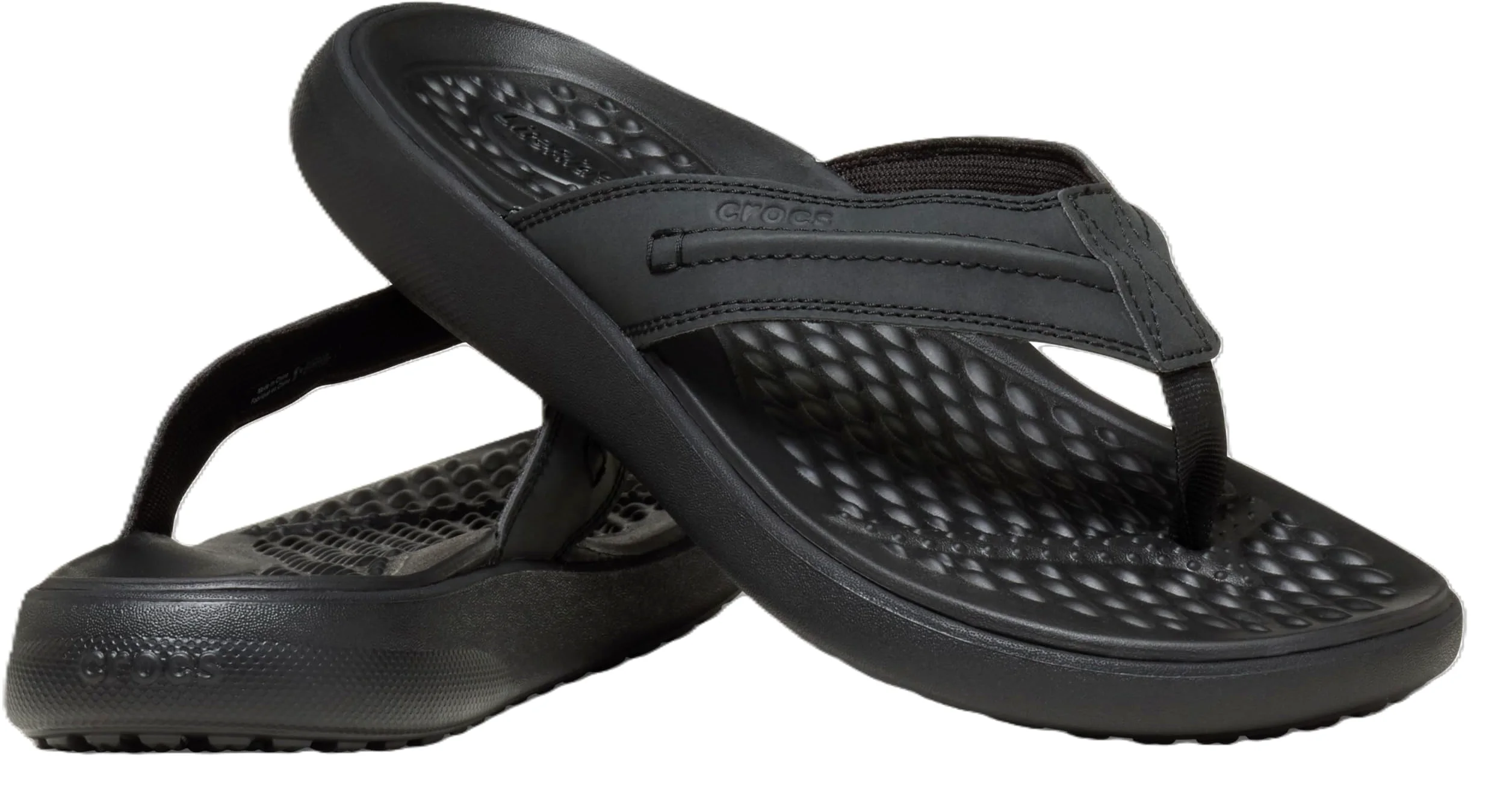 Crocs Yukon Vista Ii Lr Flip, Chanclas Hombre, Negro 01, 48/49 EU