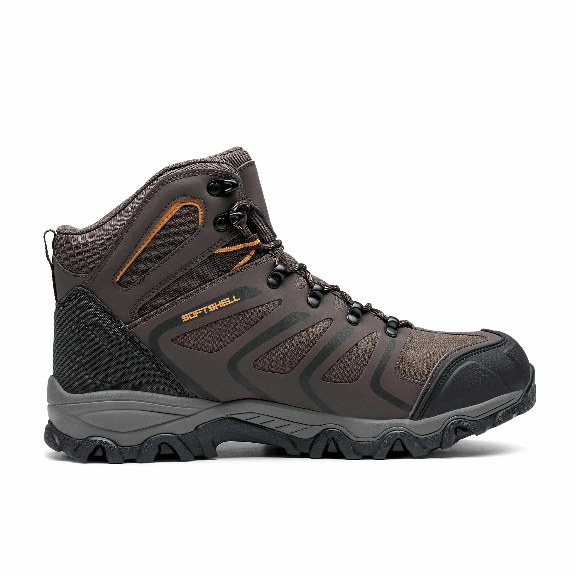 NORTIV 8 Botas de Montaña Zapatos de Senderismo Hombres Zapatillas Trekking Impermeables Ligeros al Aire Libre 160448_M-E