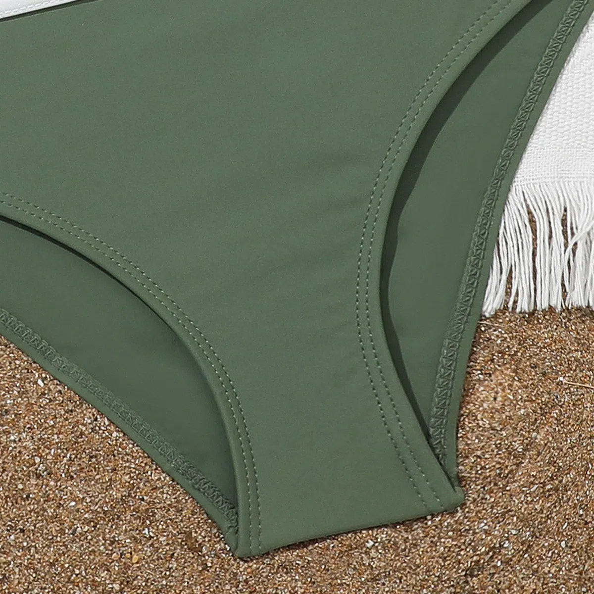 Generisch Bañador deportivo para niñas con pantalones cortos, juego de bikini de 3 piezas, trajes de baño deportivos