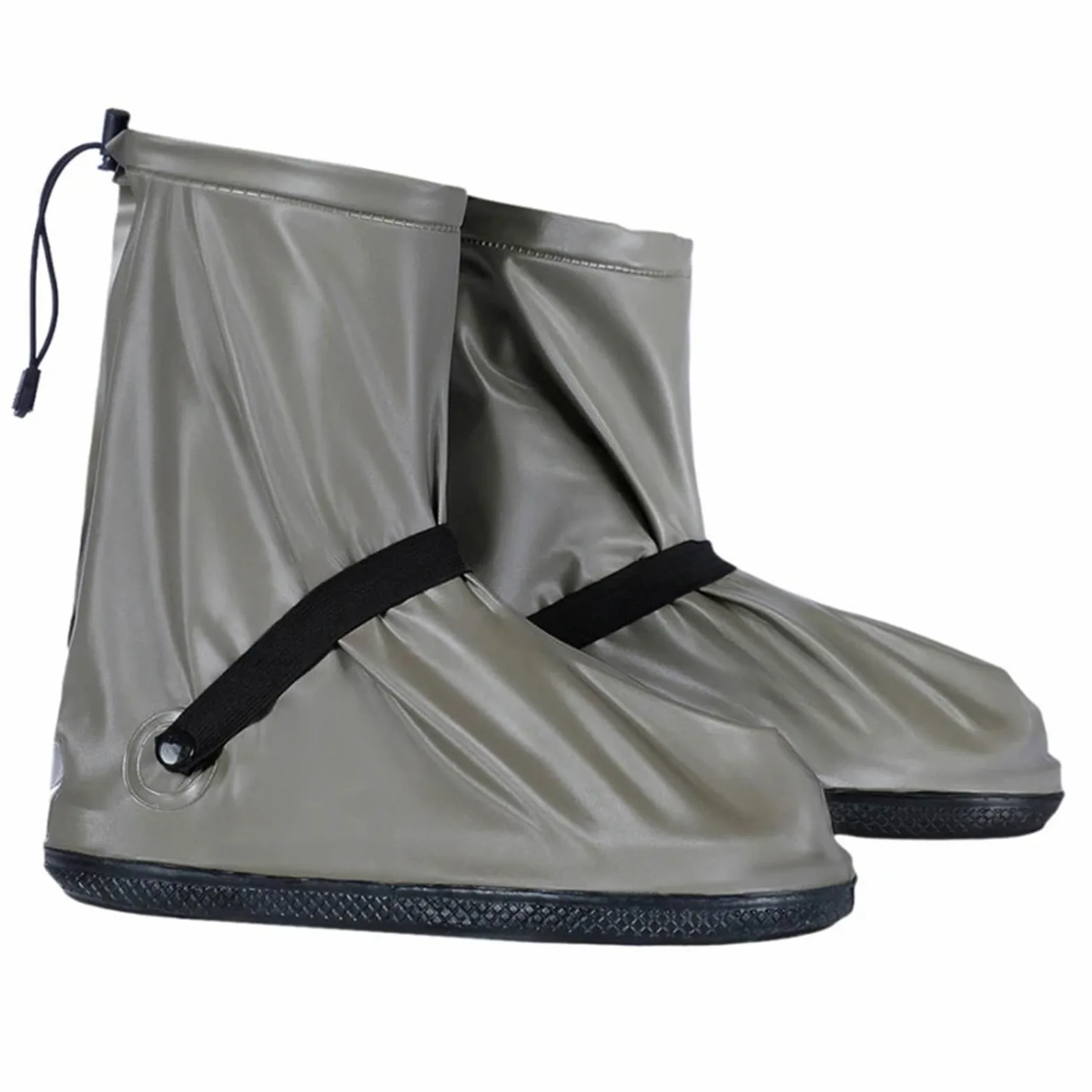 2 pares de zapatos a prueba lluvia, cubierta gruesa, impermeable, reutilizable, for motocicleta, ciclismo, bicicleta, botas for la, for para Protección