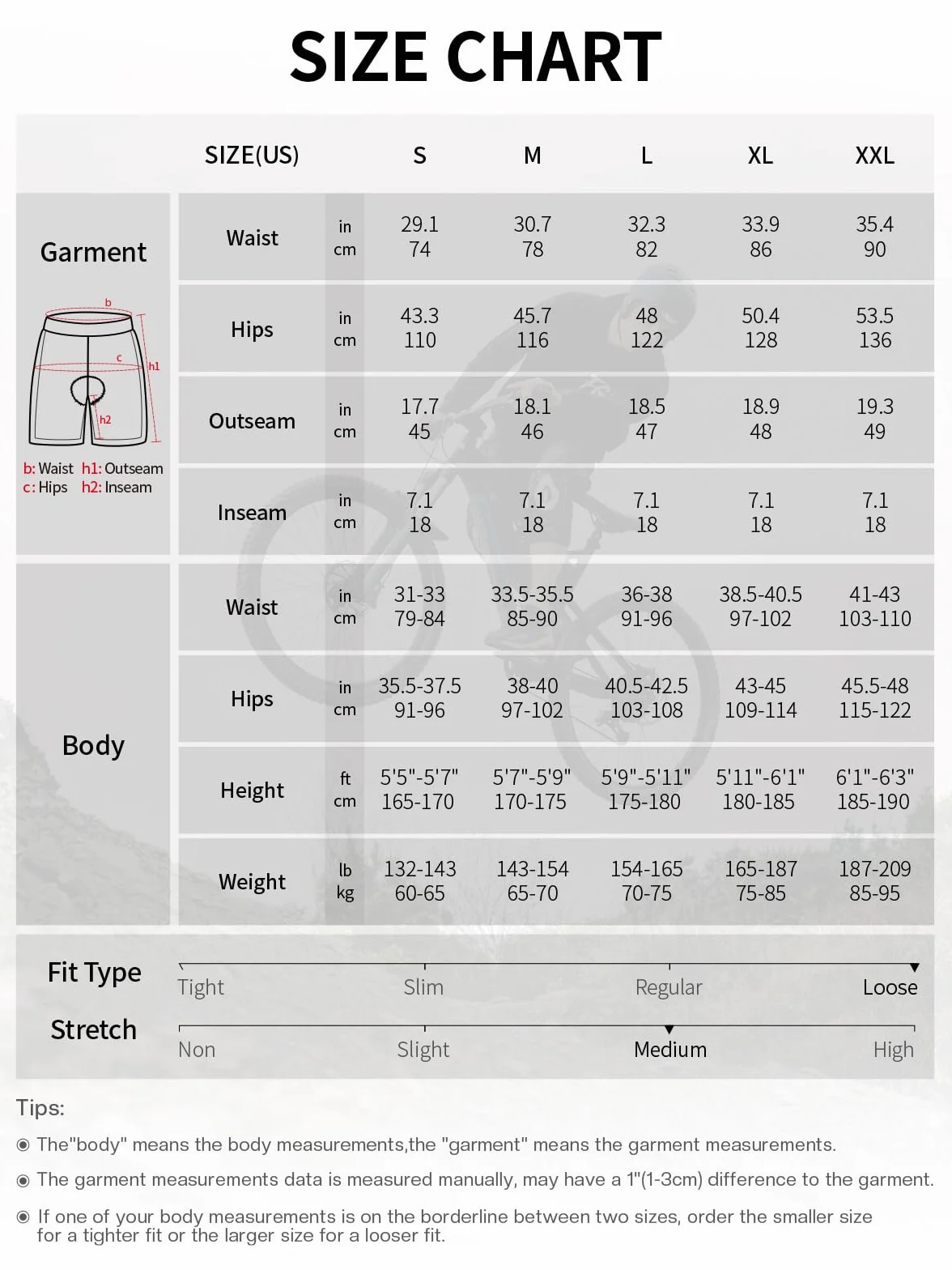 ARSUXEO Pantalones Cortos de Ciclismo para Hombre Pantalones Cortos de Ciclismo de montaña Acolchados y Holgados 2506