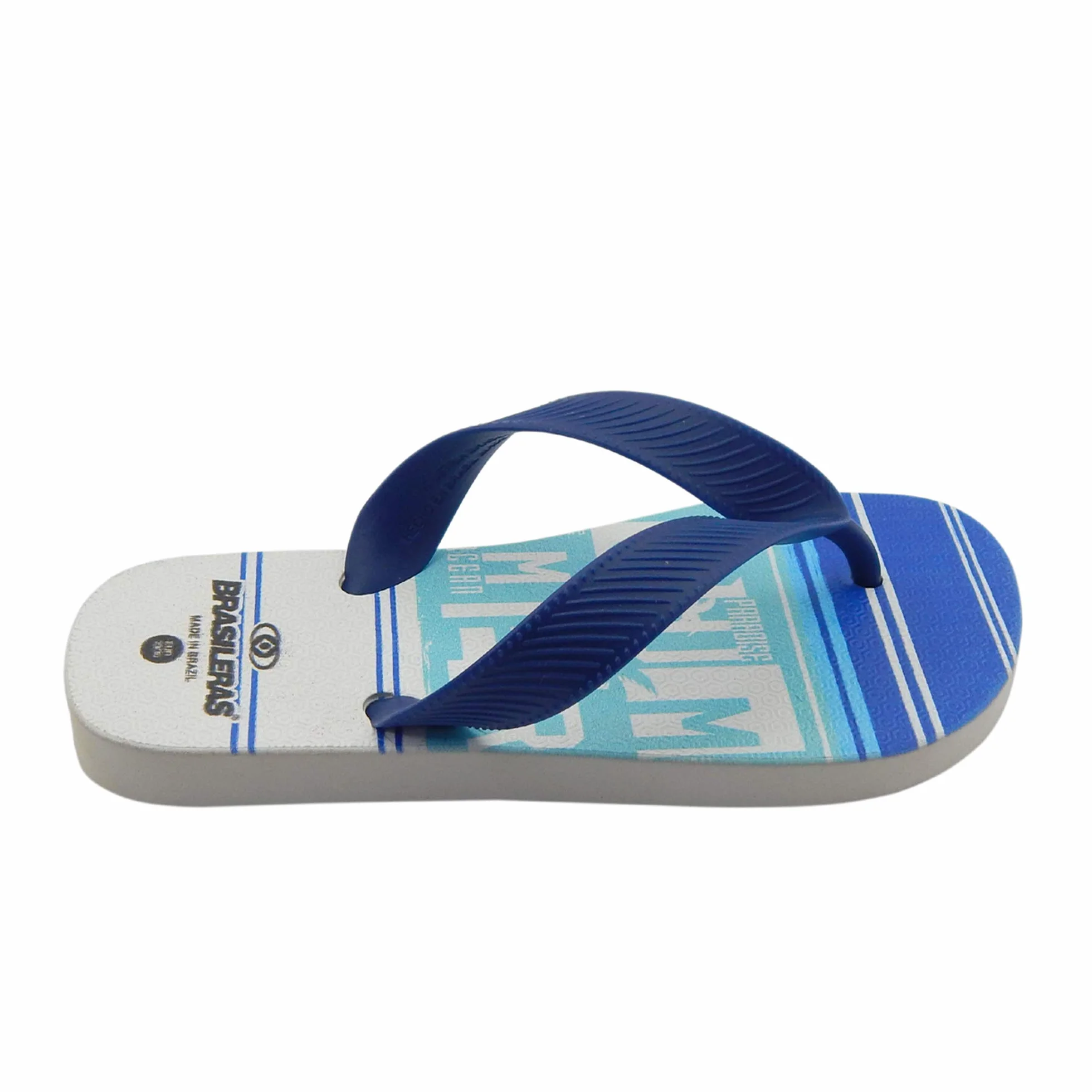 BRASILERAS - Chanclas de Playa y Piscina - Summer - Flip Flop de Suela Antideslizante - para niños - Tallas 27 al 34 EU - Hechas en Brasil