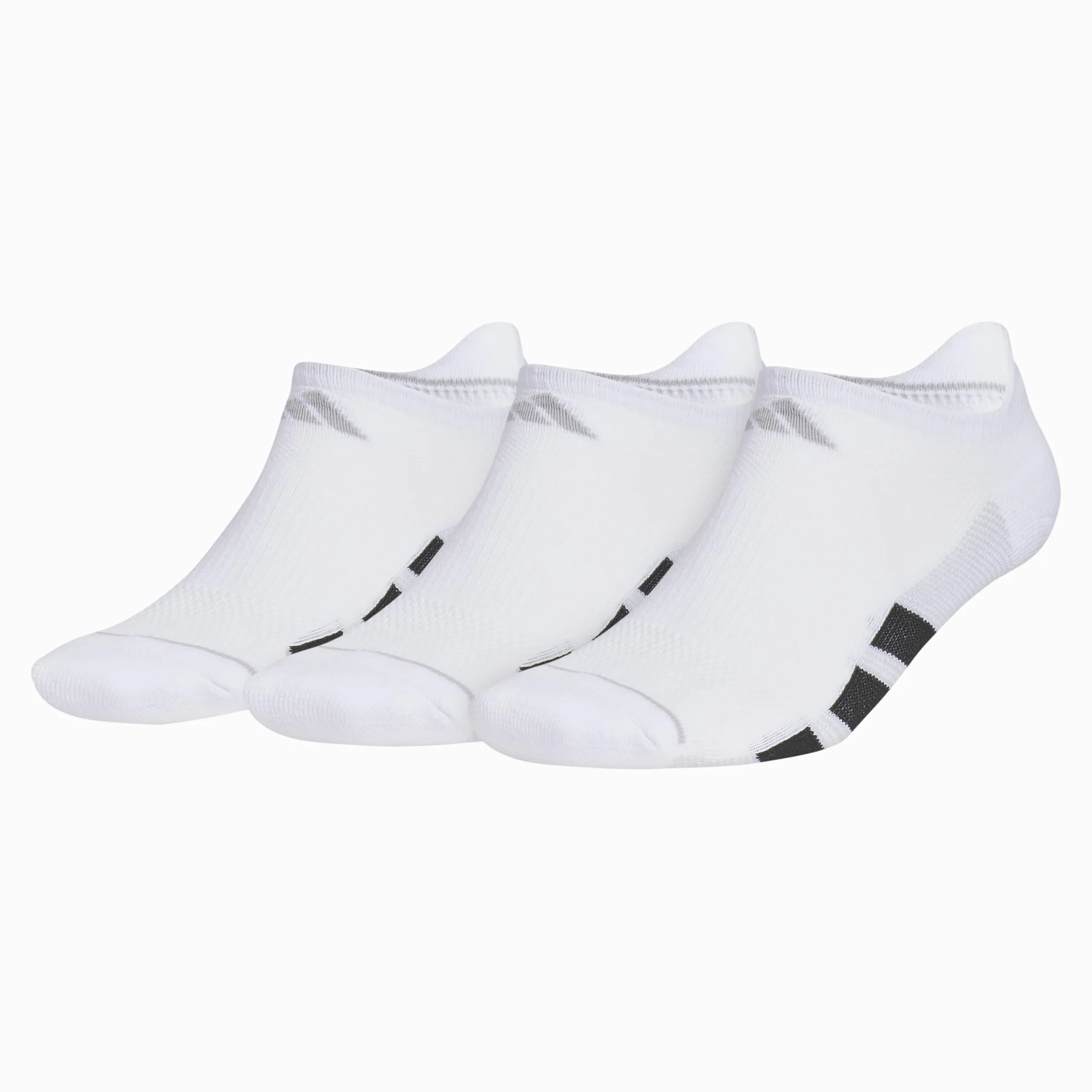 adidas 3-stripe No Show Socks (3-pair) Calcetines invisibles Hombre (Pack de 3)