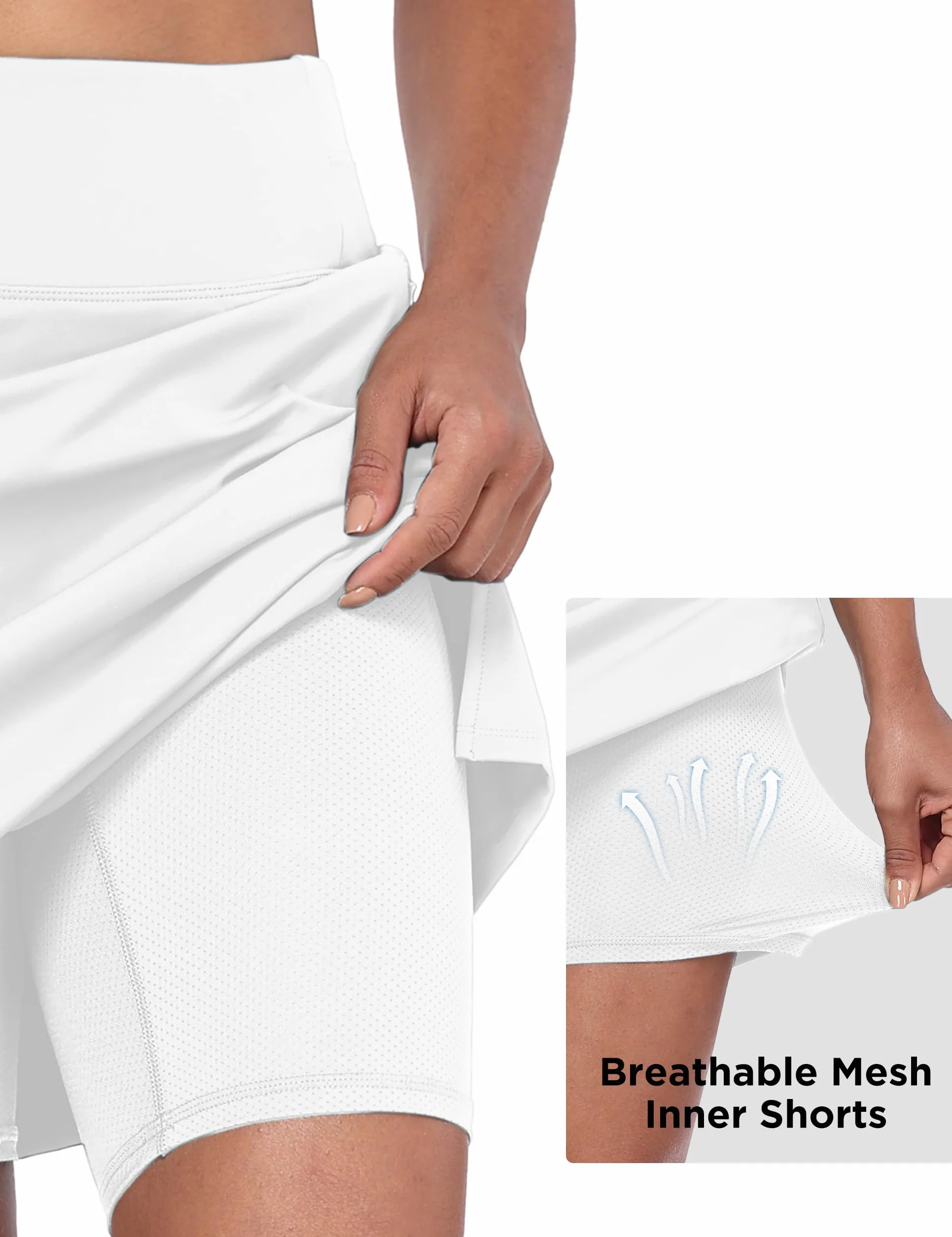 Pantalón de golf mujer Desol Falda 50,8 cm rodilla con bolsillos