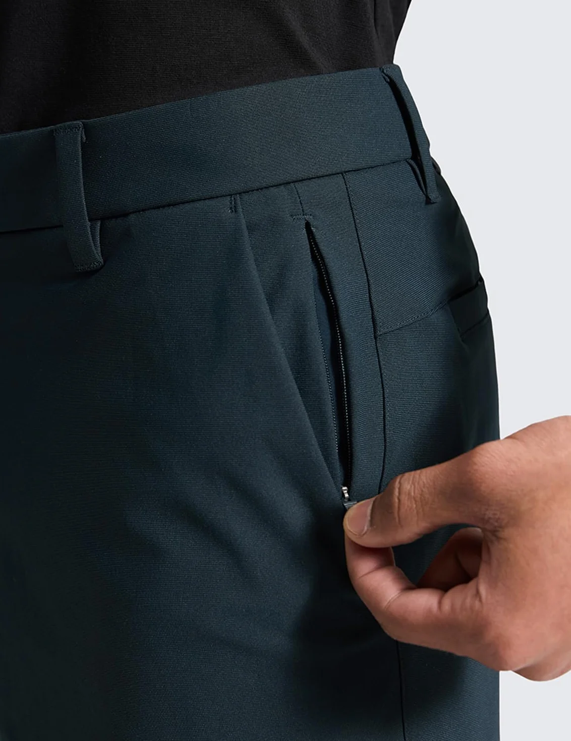 CRZ YOGA Pantalones Cortos de Golf para Hombre 7/9 Pulgadas Elásticos Ligeros