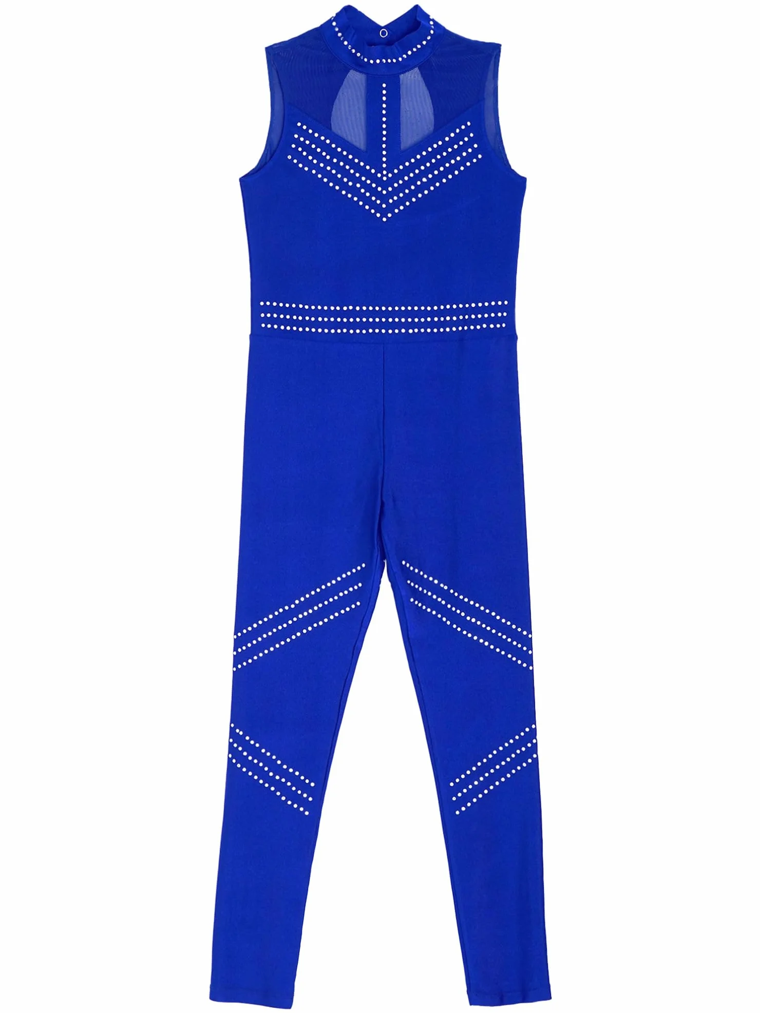 TiaoBug Mono Sin Mangas De Gimnasia Rítmica Para Niñas Jumpsuit Deportivo Body Elástico De Danza Clásica Body De Bailarina Actuación