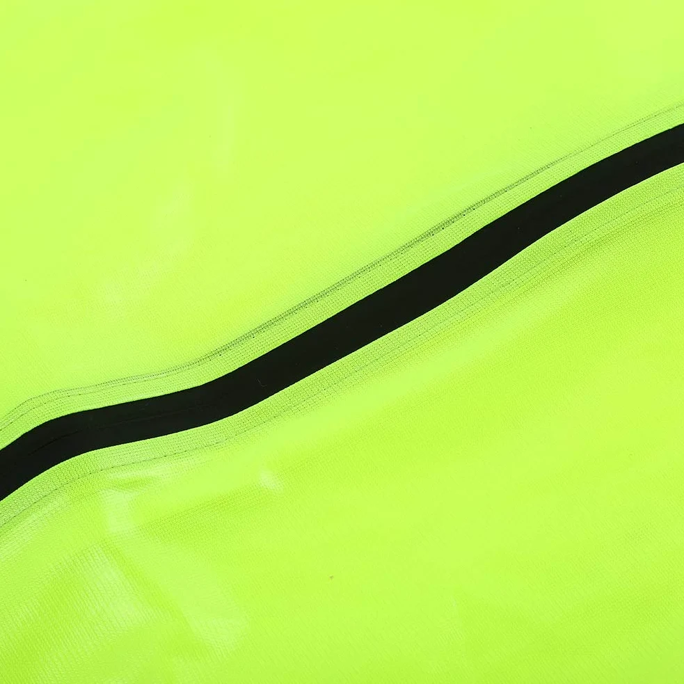 Chubasquero Impermeable Transpirable Bicicleta Unisex Verde S | Traje de lluvia reflectante para ciclismo, chaqueta y pantalón ventilados, material poliéster y TPU, ligero y plegable c