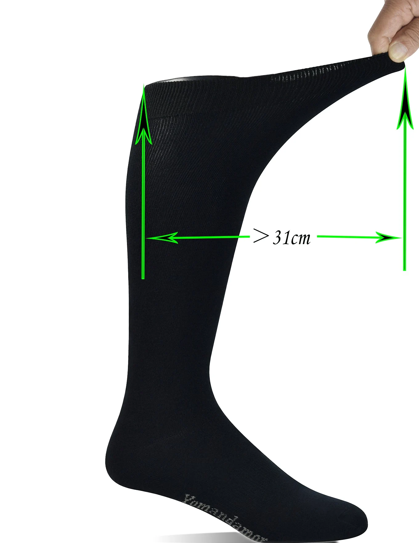 Yomandamor Calcetines de vestir anchos para hombre, 4 pares, talla L, adecuados para todas las estaciones