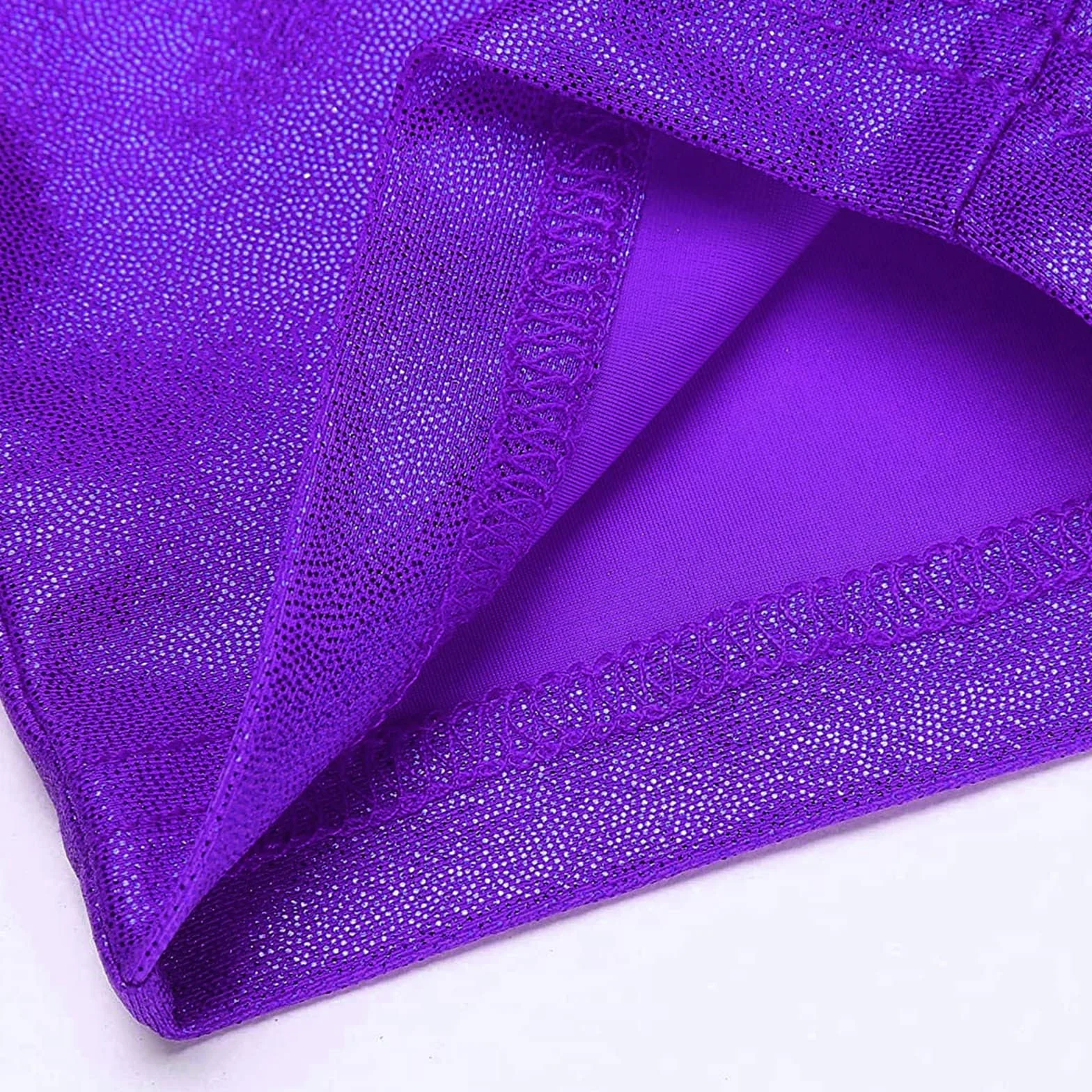 Pantalones Cortos de Ballet Cintura Elástica Metálico Brillante para Niños Niña Deportes Yoga Gimnasia
