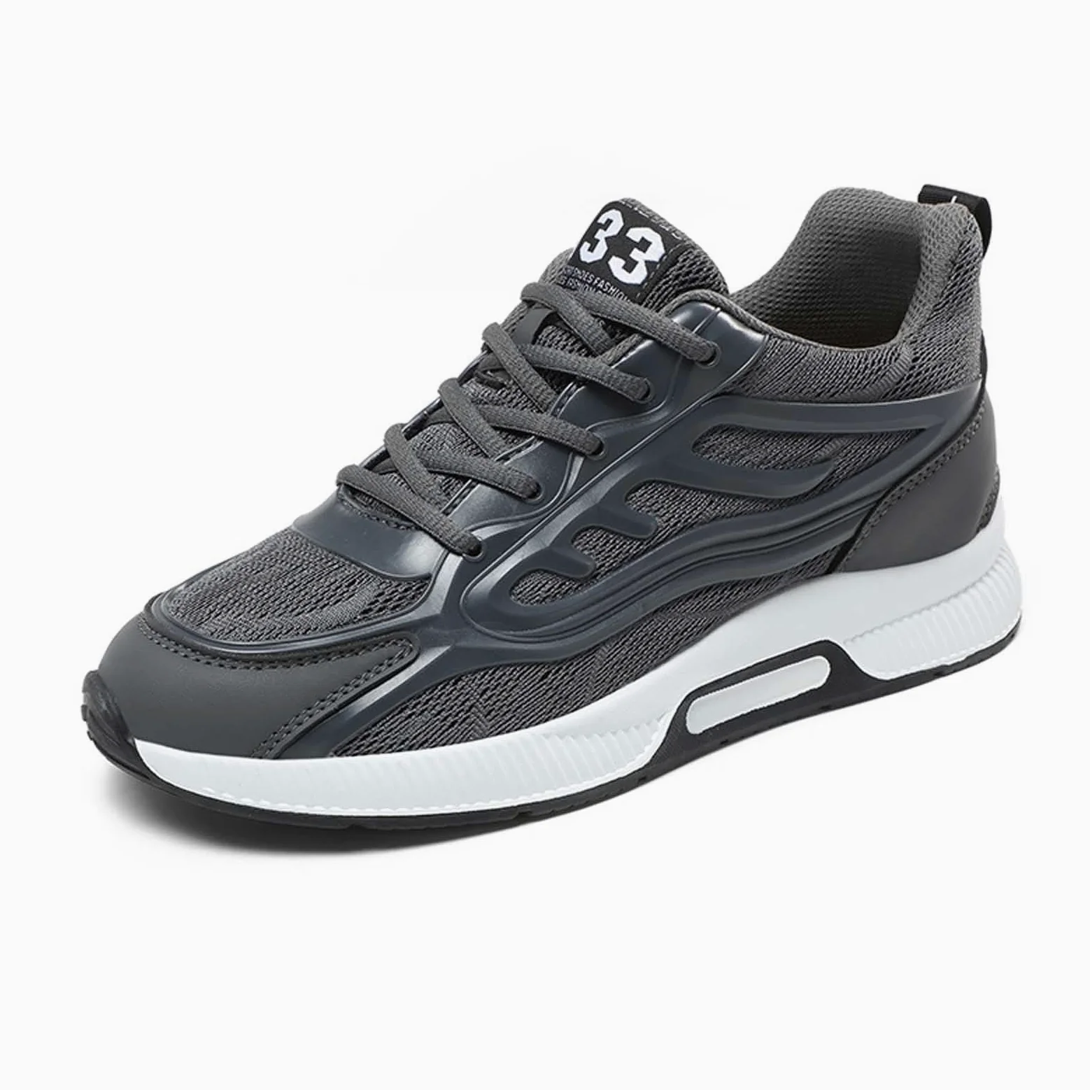 Zapatillas De Deporte con Cordones De Malla De Color Sólido Parejas para Y Mujeres con El Mismo Tipo De Zapatillas para Correr