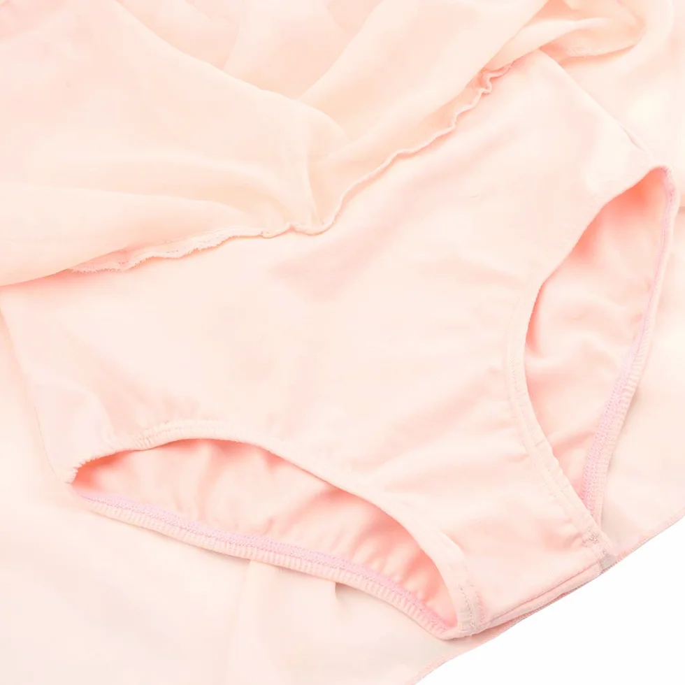 Bezioner Vestido de Ballet Maillot de Danza Manga Larga Gimnasia Leotardo Algodón Body Clásico para Niña