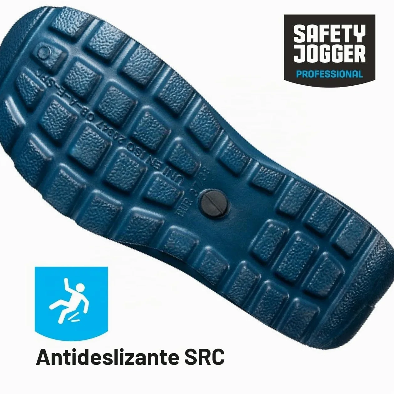 SAFETY JOGGER Los Zuecos Sanitarios Señoras y señores - OXYVA - Zuecos de Cuidado, Zapatos Profesionales Tipo Zueco EU 41/42, Azul