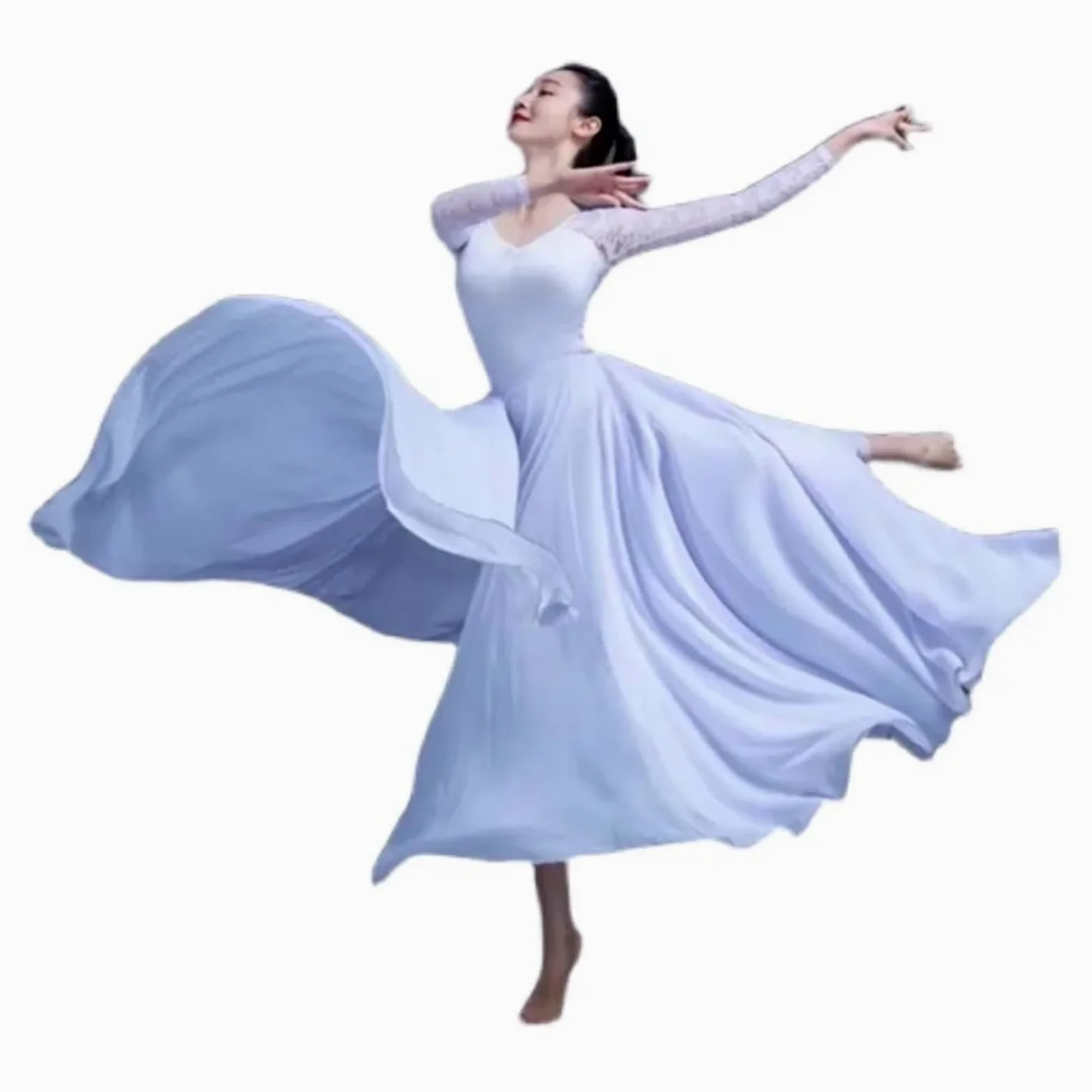 Falda de Gasa de una Pieza con Encaje for Danza clásica, Falda de Media Longitud for práctica de Danza del Vientre, Disfraces, Falda con Gran Vuelo de 720 Grados(Wine Red 360D,160cm)