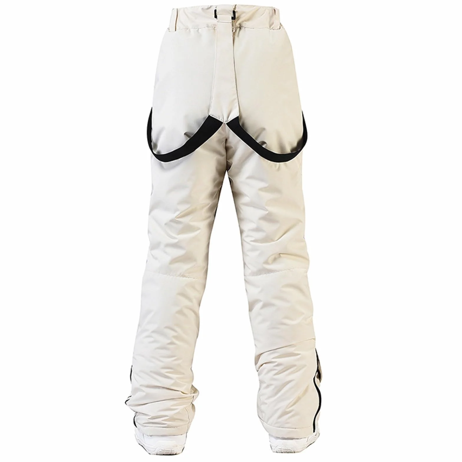 Pantalones de esquí para mujer, talla larga, pantalones de nieve, tirantes extraíbles, resistentes al agua, resistentes al viento, pantalones de senderismo, costuras selladas, paranieves, pantalones