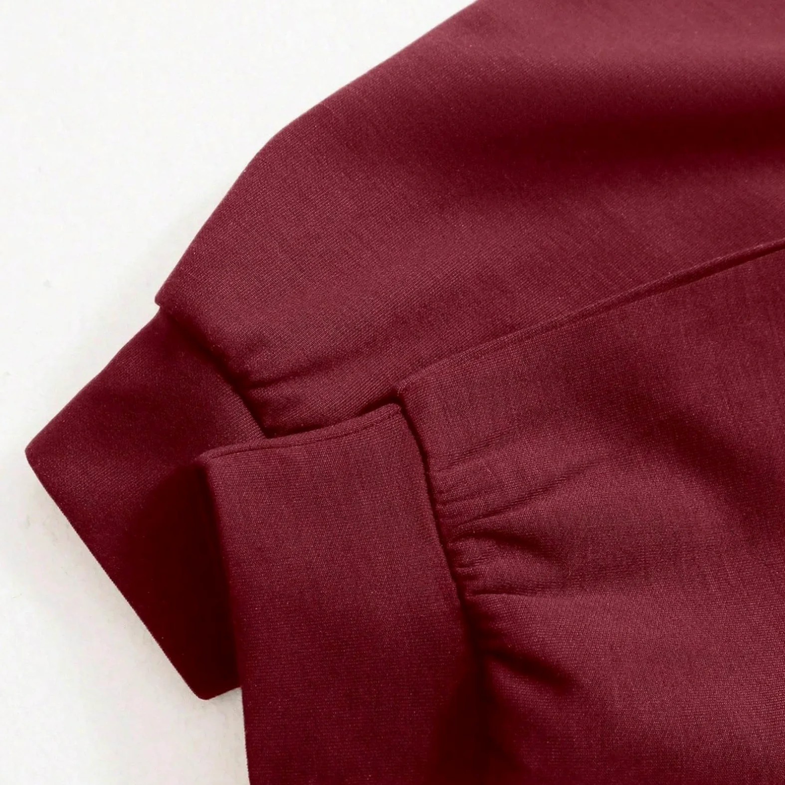 Sudadera corta de cuello alto con cremallera de un cuarto para mujer | Sudadera ligera de cuello alto con cordón ajustable, estilo casual de otoño, con media cremallera y manga larga