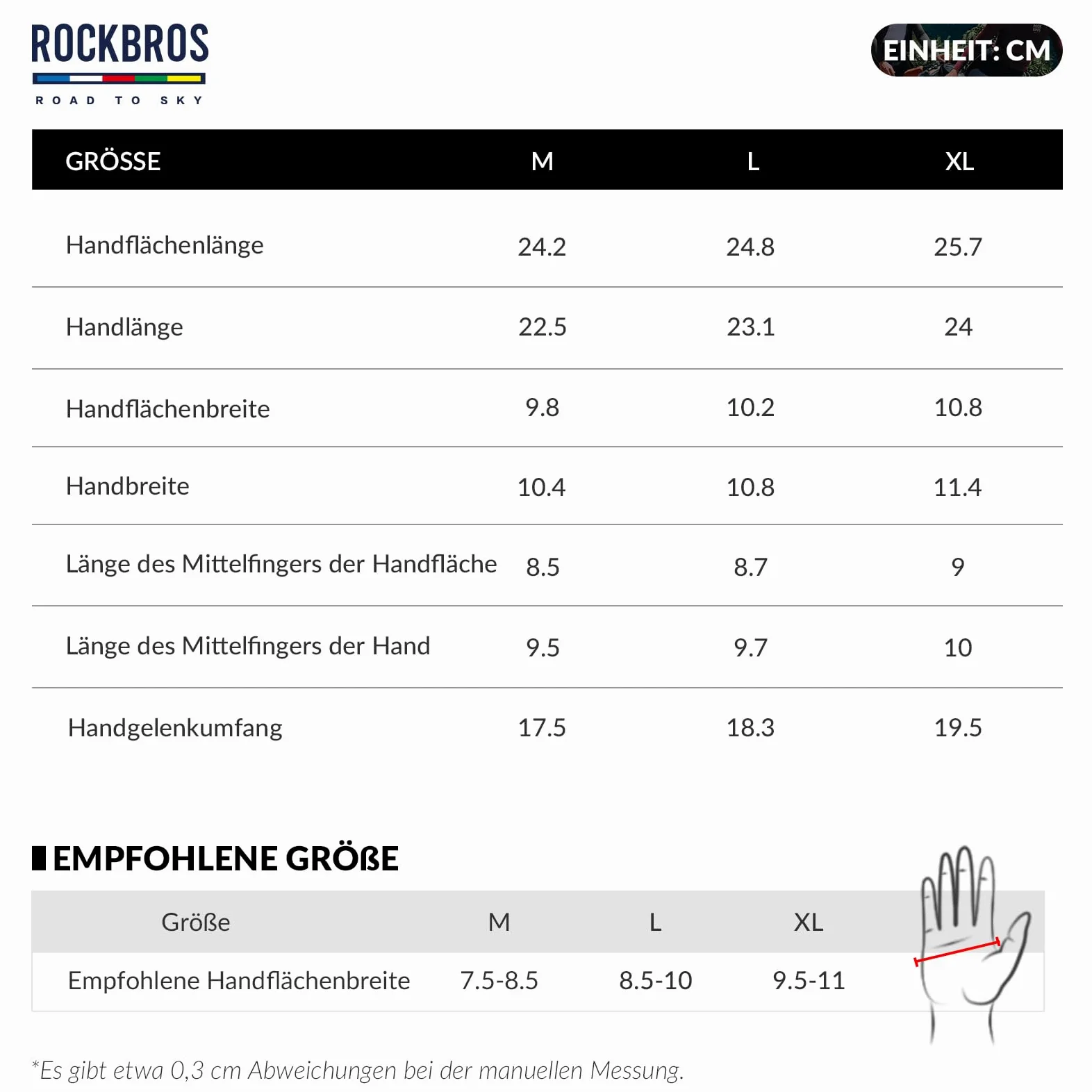 ROCKBROS Road to Sky Guantes de Ciclismo Pantalla táctil Deportivo con Dedo Completo Transpirable para Hombres Mujeres MTB Bicicleta de Carretera Deporte