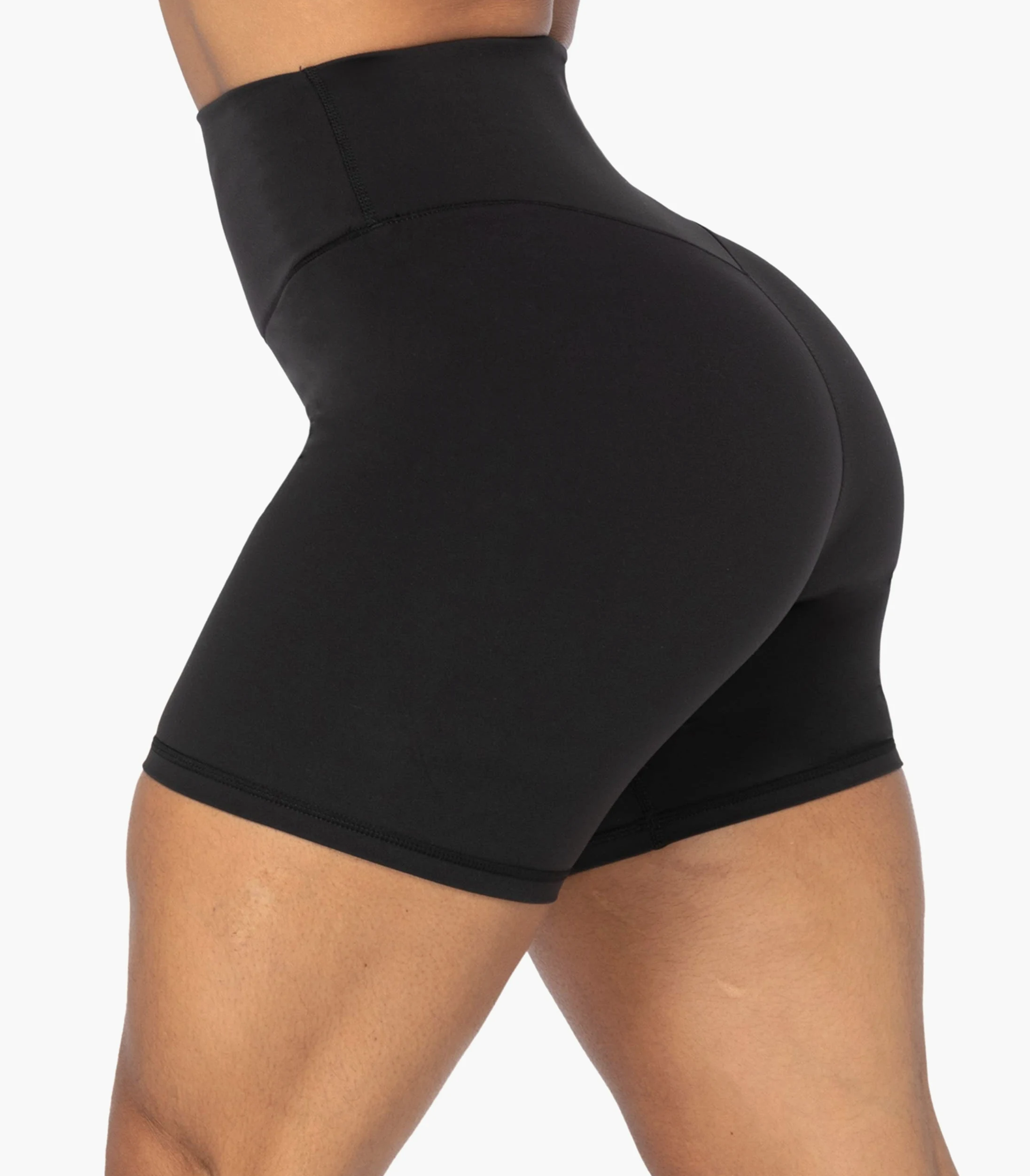 Sunzel Nunaked - Pantalones Cortos Cruzados para Mujer, sin Costura Frontal, Cintura Alta, para Yoga, Entrenamiento, Gimnasio, con Control de Abdomen